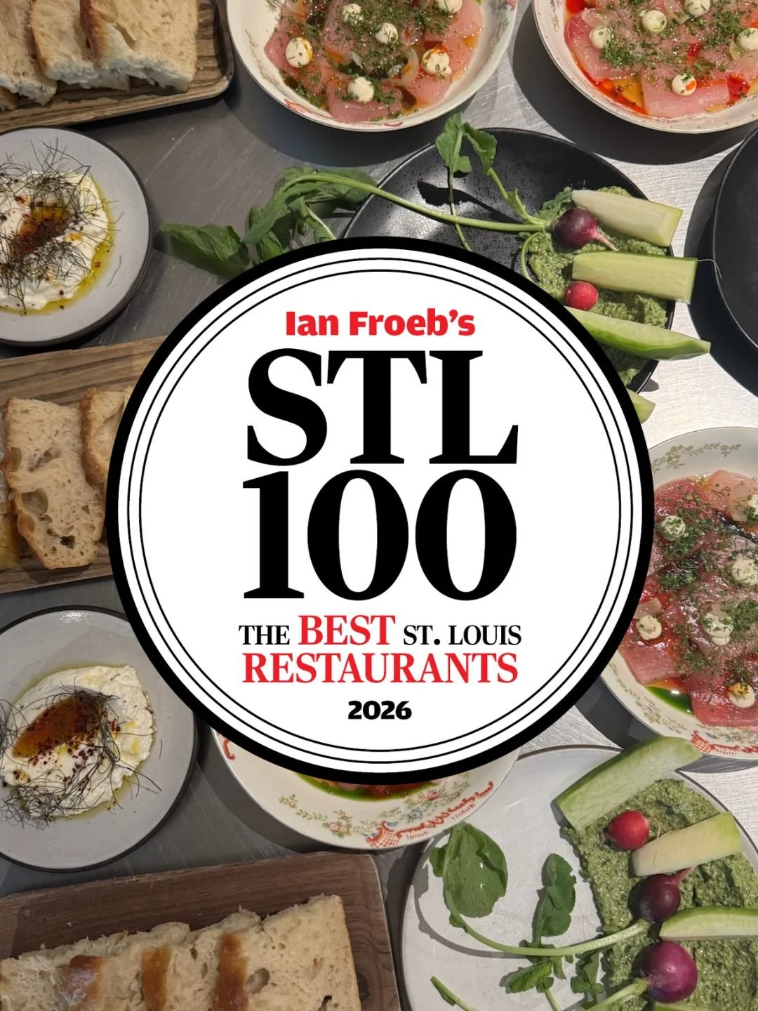 Cheers to the @viciarestaurant team for being recognized as the #2 restaurant on the @stltoday Top100 👏!