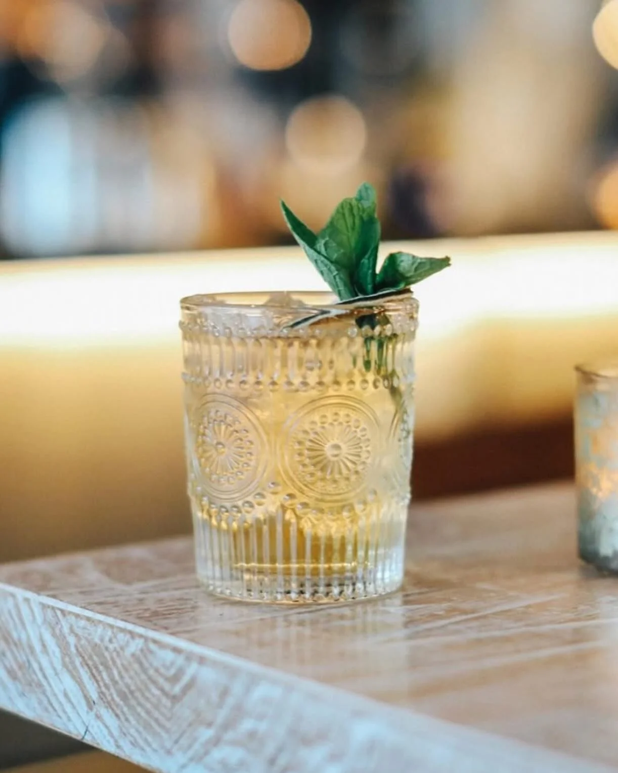 Mint Old Fashioned - bourbon, spring mint, alpine amaro.

Our refreshing twist on a classic cocktail.