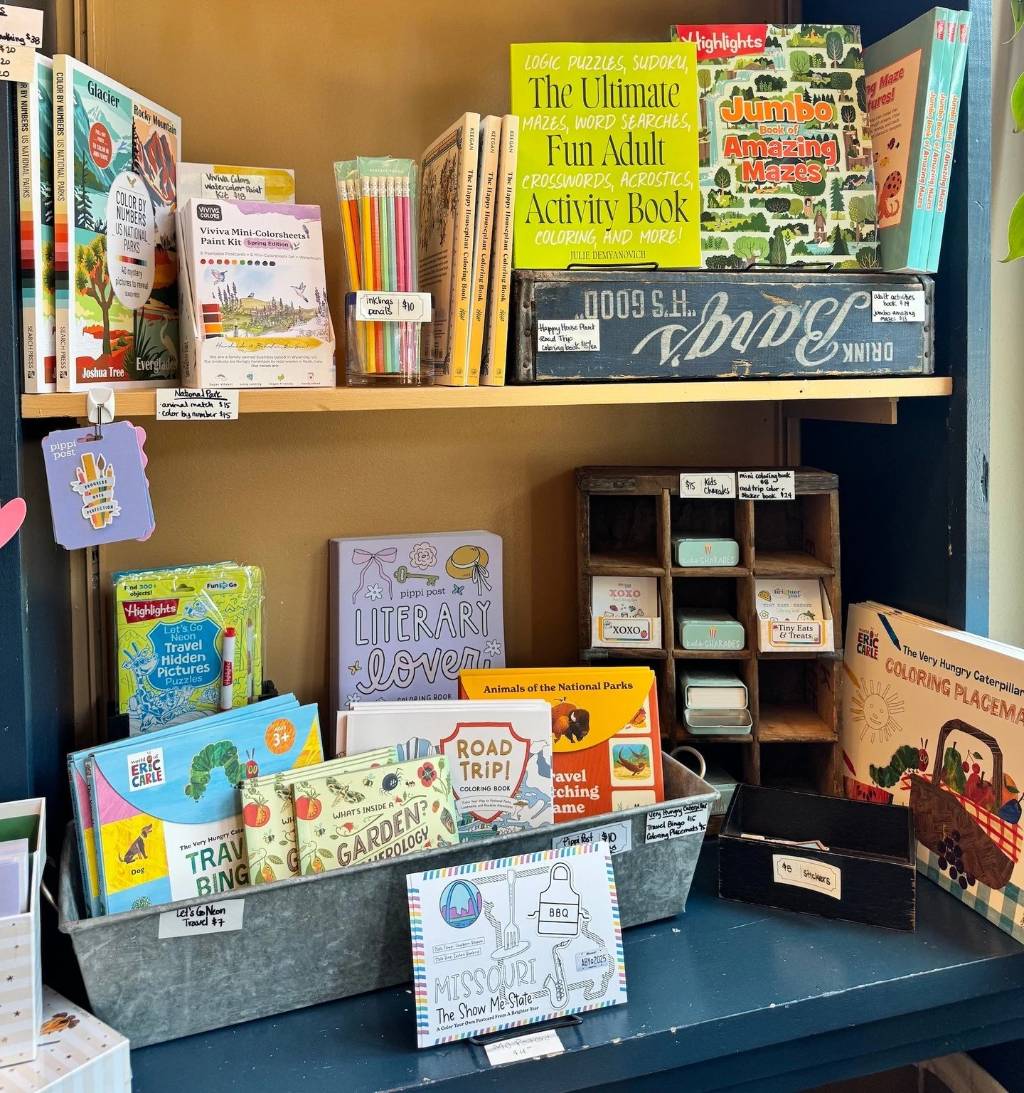 Winslow's shop is fully restocked with the cutest spring merch!  Candles, notebooks &amp; pens, cookbooks, mini art supplies.... Do you see this mini-watercolor set!?