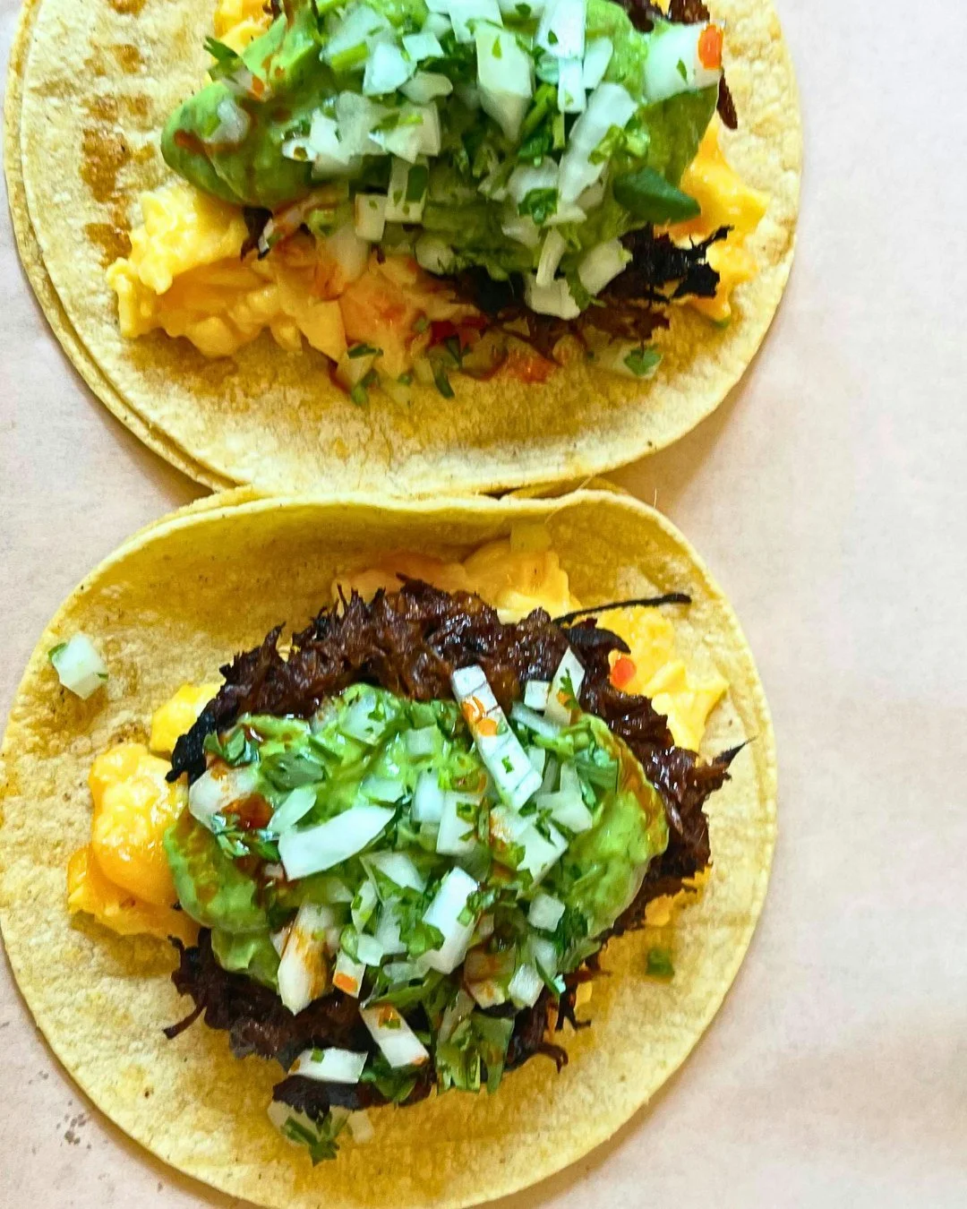 Our kitchen team has been on a creative streak&mdash;check out this week&rsquo;s Barbacoa Breakfast Taco Special! 🌮  Smoky slow braised beef, cheddar scrambled eggs, fresh avocado salsa, and cilantro &amp; onions.  A perfect mix for breakfast or lun