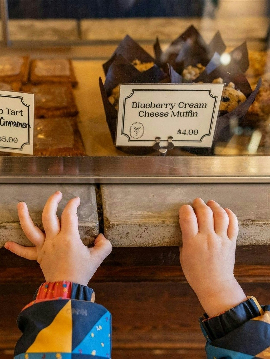 Our pastry case is filled with delicious made-from-scratch treats all day 8a-4p. Get one (or two) today! 🍪