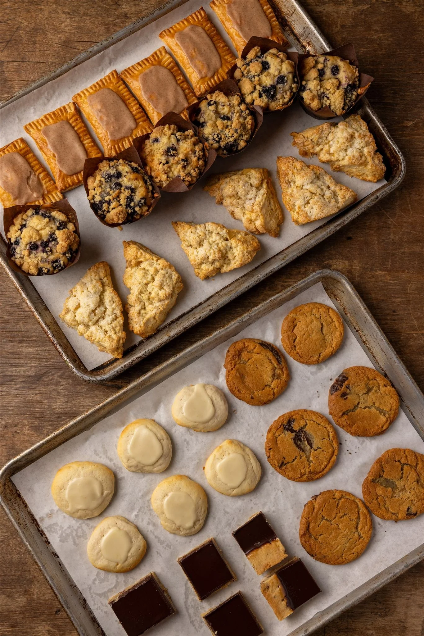 Muffins, bars, cookies, scones catering bakery treats