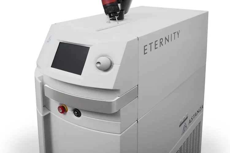 Eternity laboratory instrument with a touchscreen and various controls, used for scientific or medical purposes.