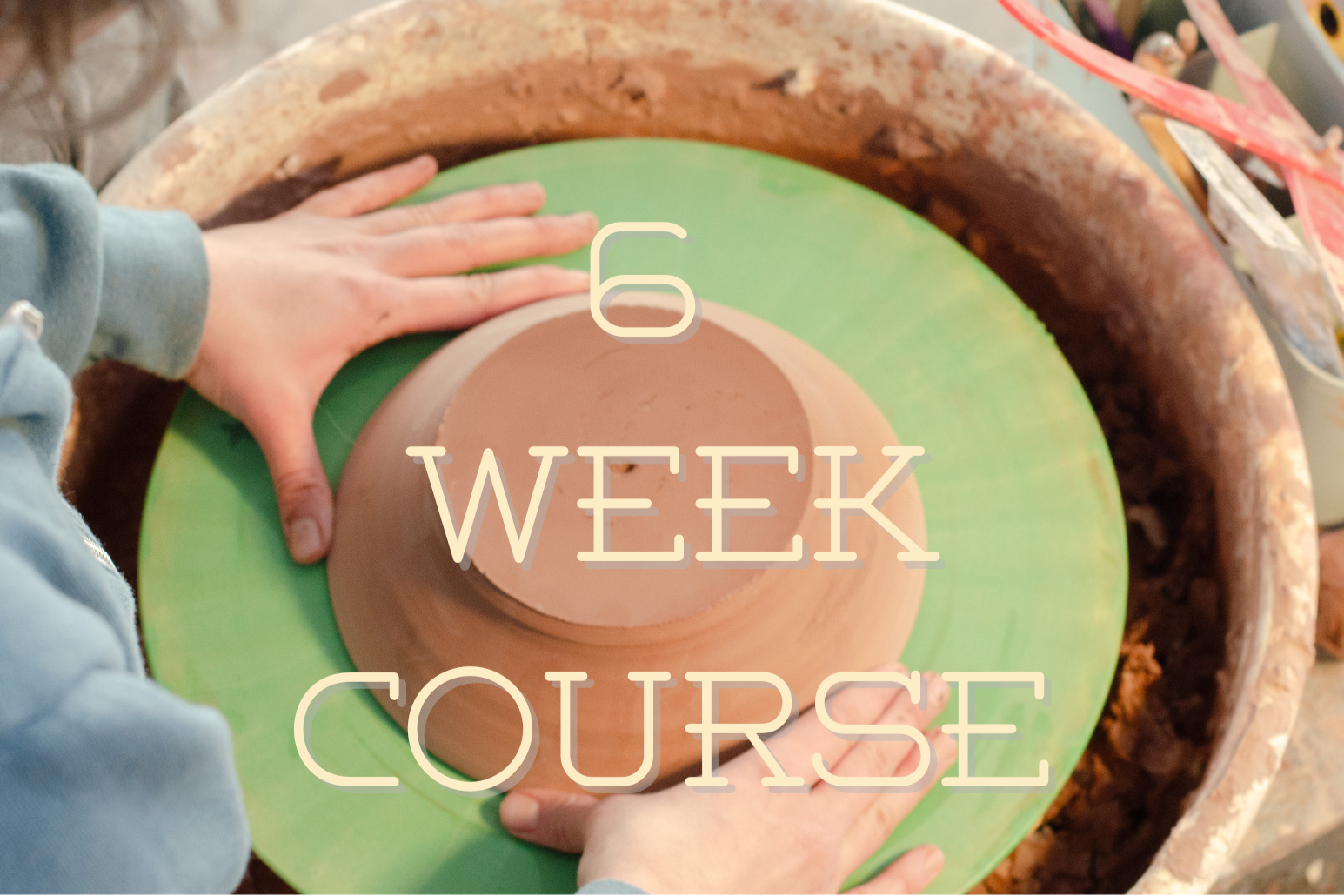 6 Week Beginner Wheel-Throwing Monday's March 30th - May 4th (7-9pm)