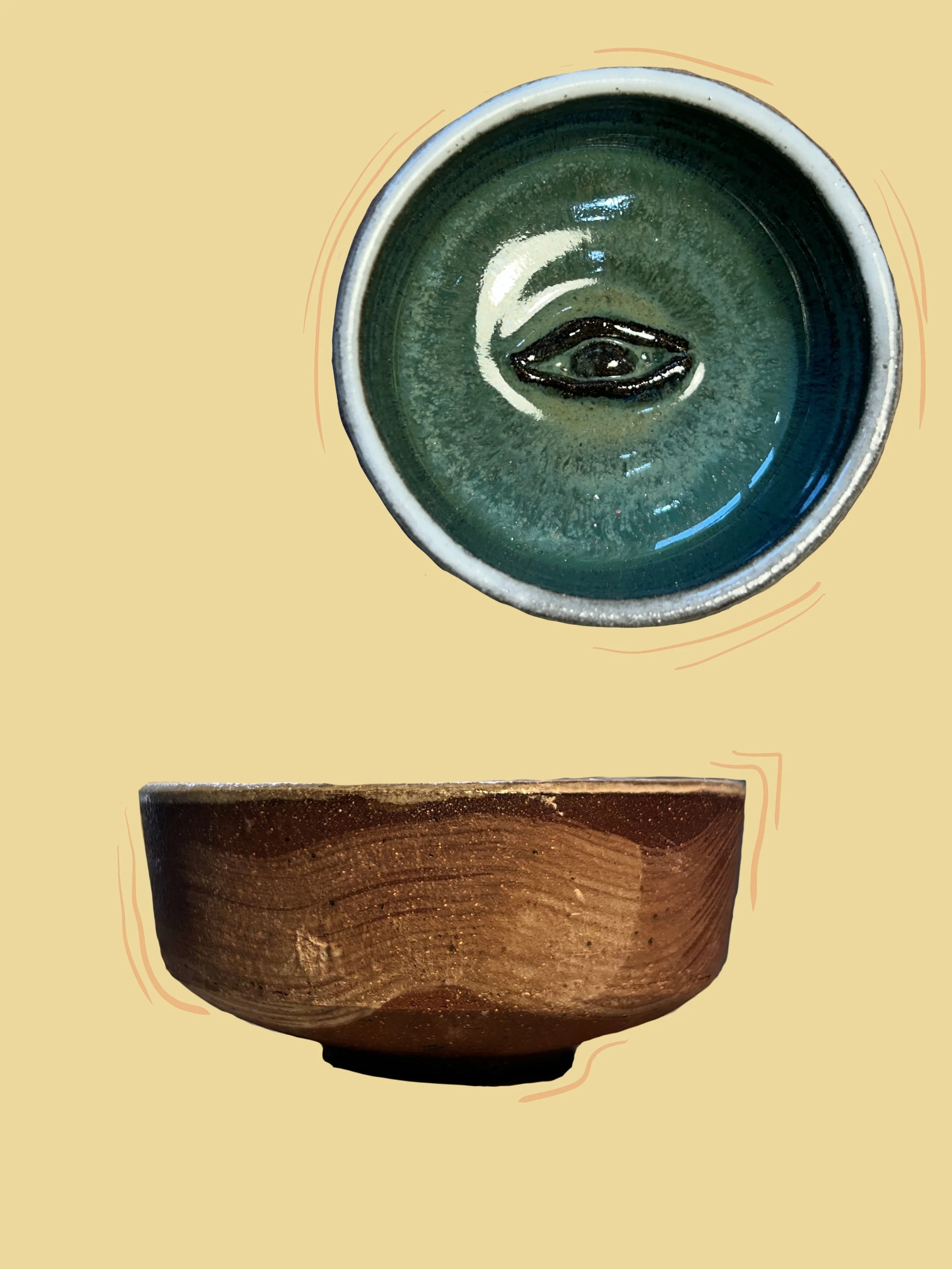 Seeing-eye bowl (mini)