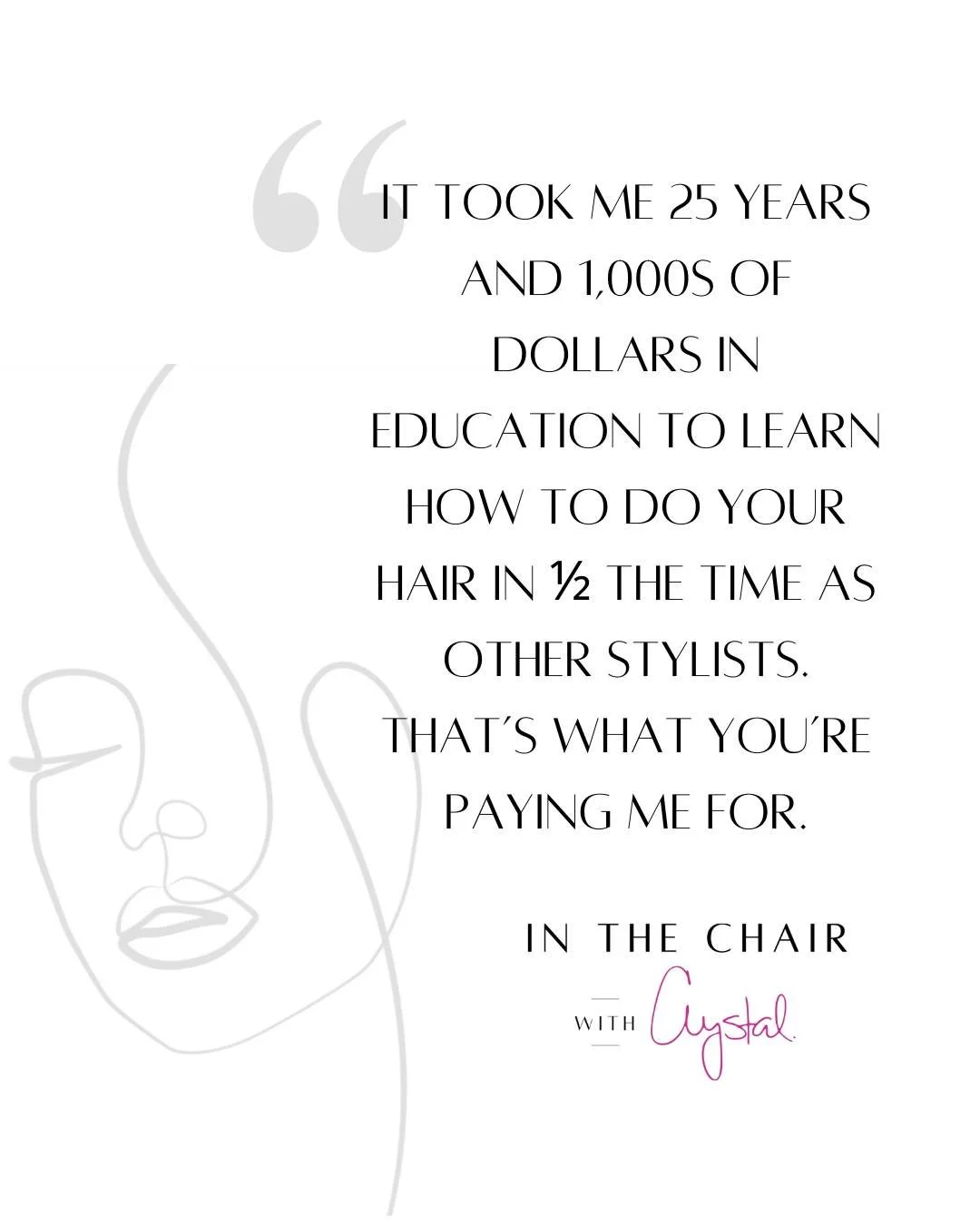 We&rsquo;re not gatekeeping education over here. 🙅&zwj;♀️

I want to help make your life easier,
 help you make more money, 
and get there faster. 
There&rsquo;s so much more to learn than hair. 

Hit the follow button and let&rsquo;s do this togeth