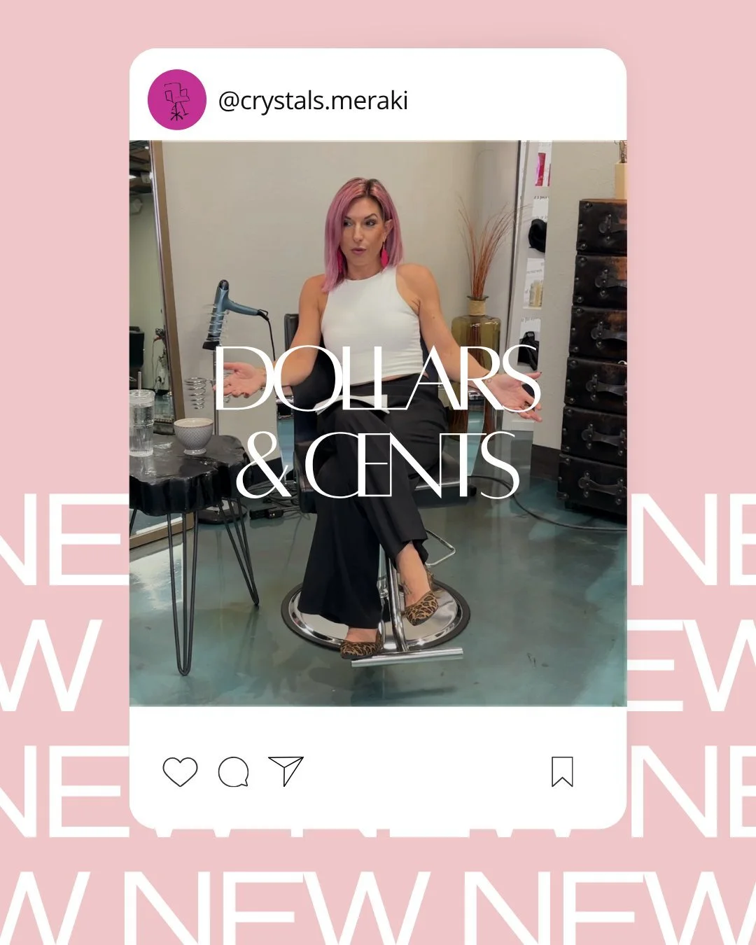 Let&rsquo;s make your life behind the chair easier.

Download &quot;Dollars &amp; Cents&quot; today! Find more online classes at inthechairwithcrystal.com. 👀
&bull;
#inthechair #meraki #salontips #entrepenuer #business #lasvegassalon #salonlife #hai