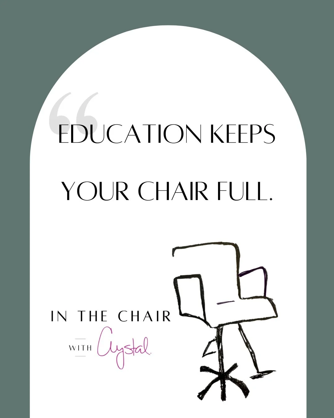 The most successful stylists are the ones who never assume they know it all. 

You are your biggest investment. 💁🏼&zwj;♀️
&bull;
#inthechair #meraki #salontips #entrepenuer #business #lasvegassalon #salonlife #hairtips #rant #lasvegas #coffeeuntilc