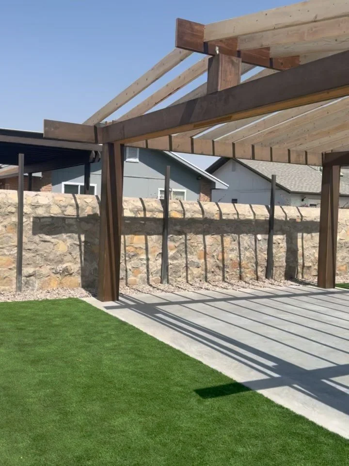 From bare yard to this custom outdoor living space.
Concrete &bull; Pergola &bull; Outdoor kitchen &bull; Fireplace &bull; Privacy fence

Built by Terranova Construction Group
Licensed &amp; Insured
📲 915-230-9407