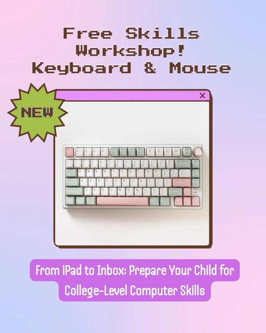 Howdy folks! Classic FREE workshop to get the word around. We have taught small business owners how to use Windows, particularly Excel, faster. Keyboard &amp; Mouse skills can be applied anywhere! #free #delawaresmallbusiness #freelearning #newarkde