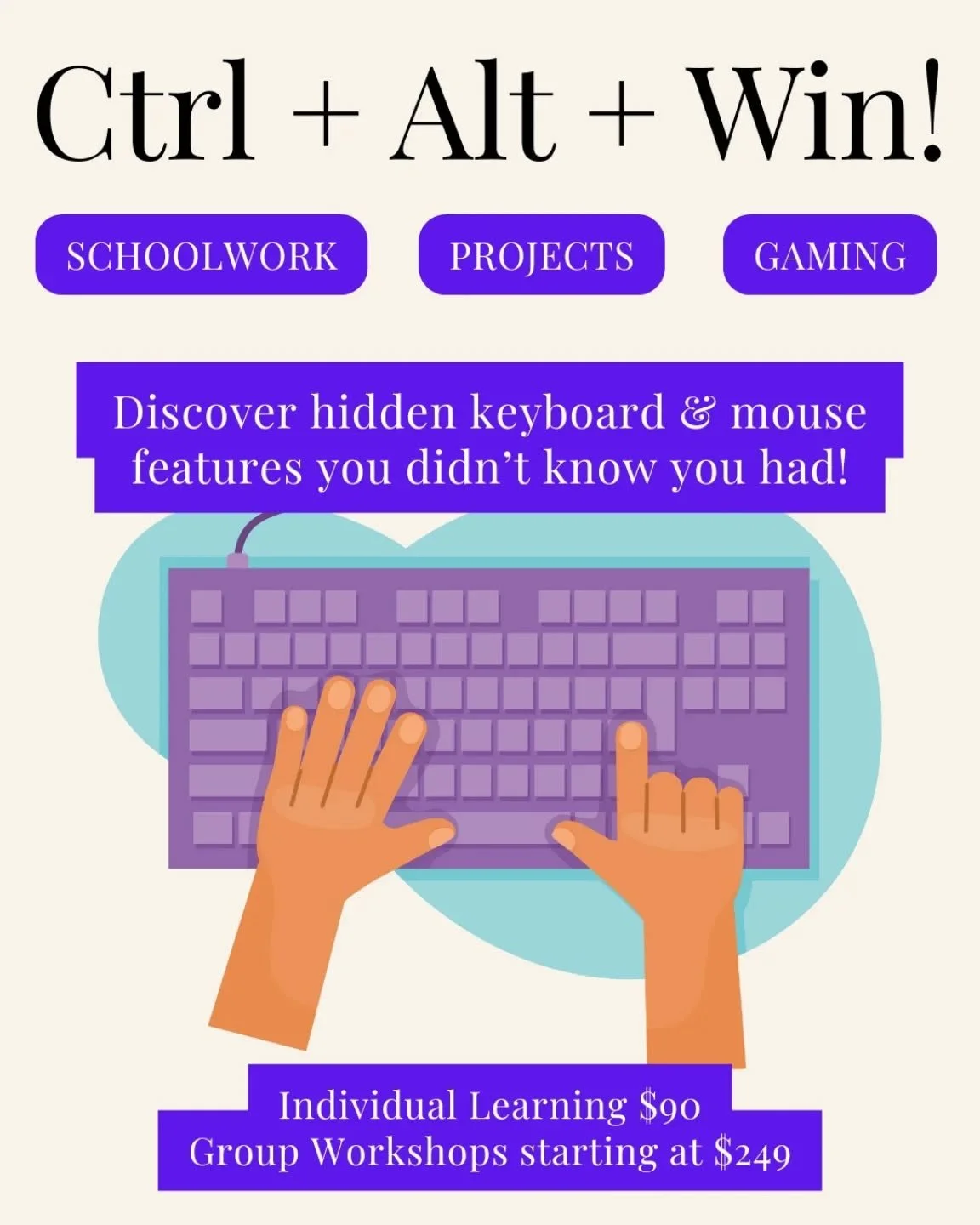 🤔 What you&rsquo;ll learn:
&harr;️ Alt+Tab &amp; Win+Tab (switch apps like lightning)
👯&zwj;♂️ Ctrl+C / Ctrl+V (copy + paste mastery)
💀 Ctrl+W (close tabs instantly)
🔑 Windows key tricks you never knew existed

#ComputerTips #TechTips #Productivi