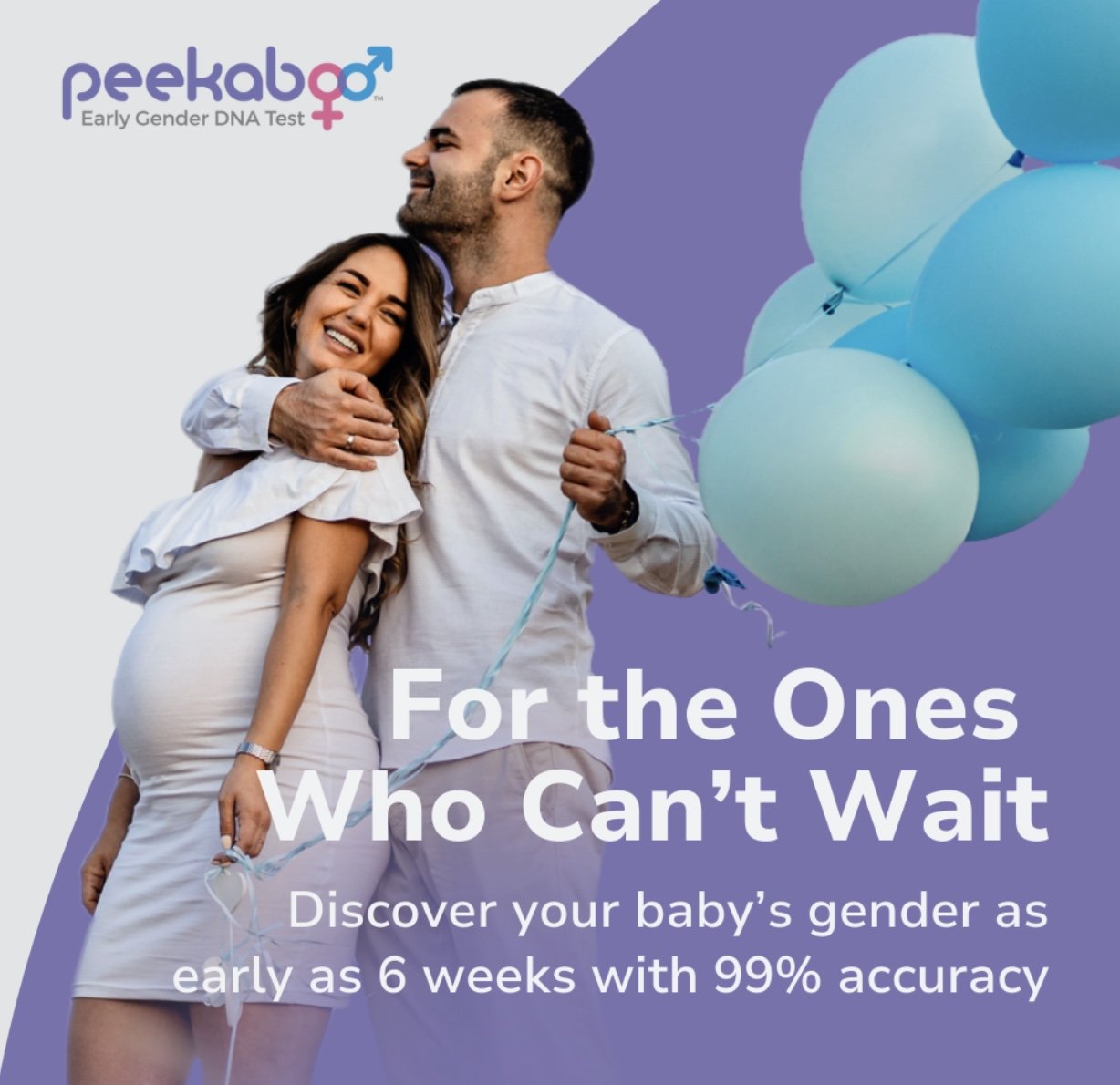 peek a boo gender as early as 6 weeks