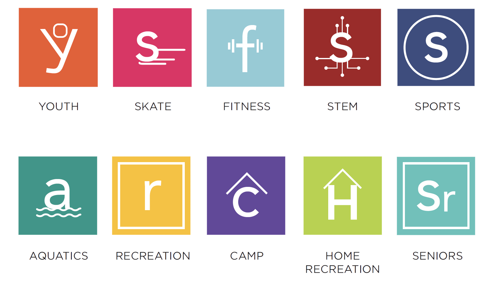 Recreation line of business colours