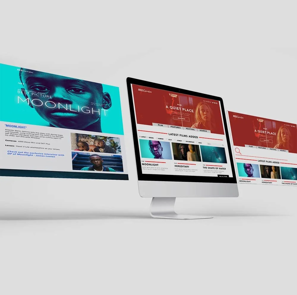 Reel-Spiration Conceptual Mobile App