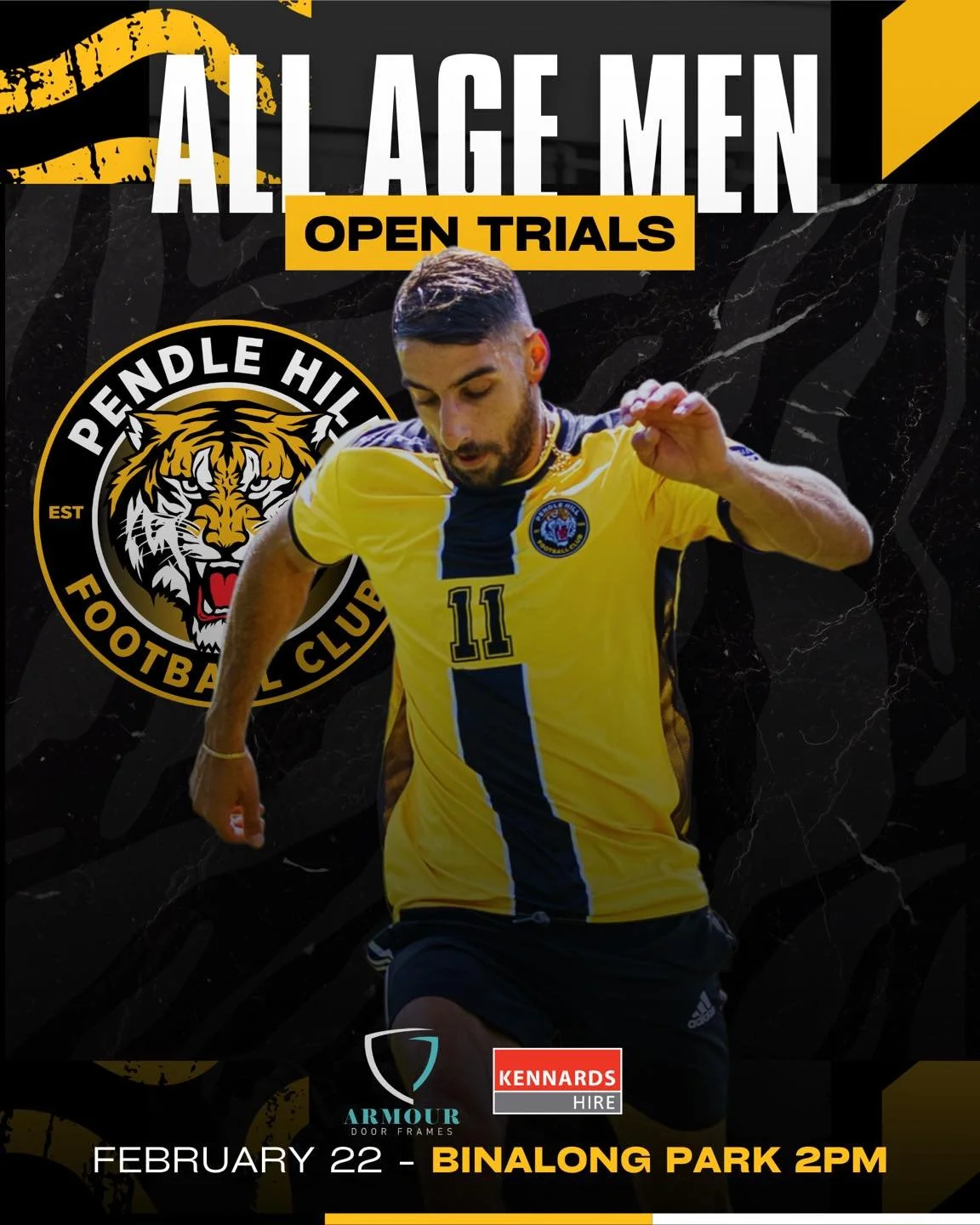 Calling All Age Men!

If you&rsquo;re looking to join a growing and successful club, or simply want to play football with your mates, come down to Binalong Park on February 22 for our All Age Men&rsquo;s Open Trials.

We are seeking players to streng