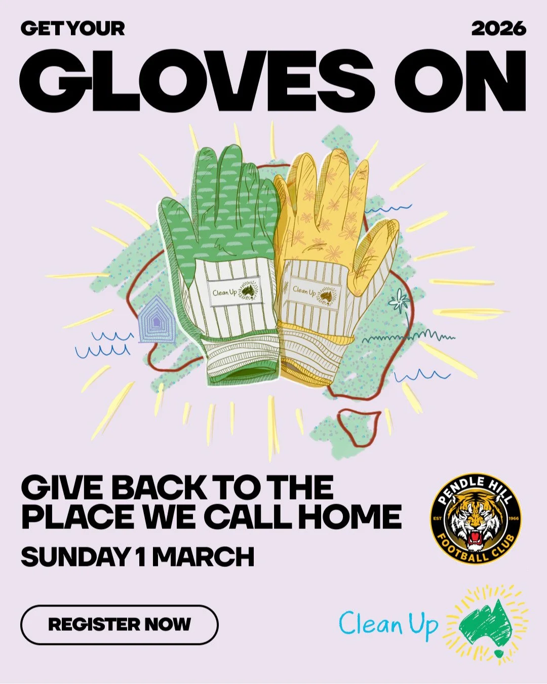 Help us get Binalong Park ready for the season ahead.
Sunday 1 March from 9am. This weekend, Get to BinoPark. 
Get your Gloves On. 
Get Involved. 

#cleanupaustraliaday #binopark 
@cleanupaustralia 
8h