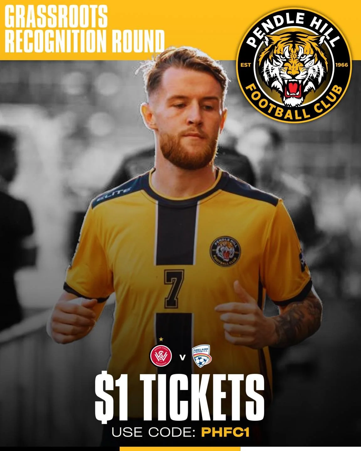 WSW vs Adelaide $1 Tickets!

We&rsquo;ve team up with the Western Sydney Wanderers for Grassroots Recognition Round to offer our members $1 tickets for the WSW vs Adelaide United game at CommBank Stadium. 

&bull; Valid strictly from Monday 23rd Febr