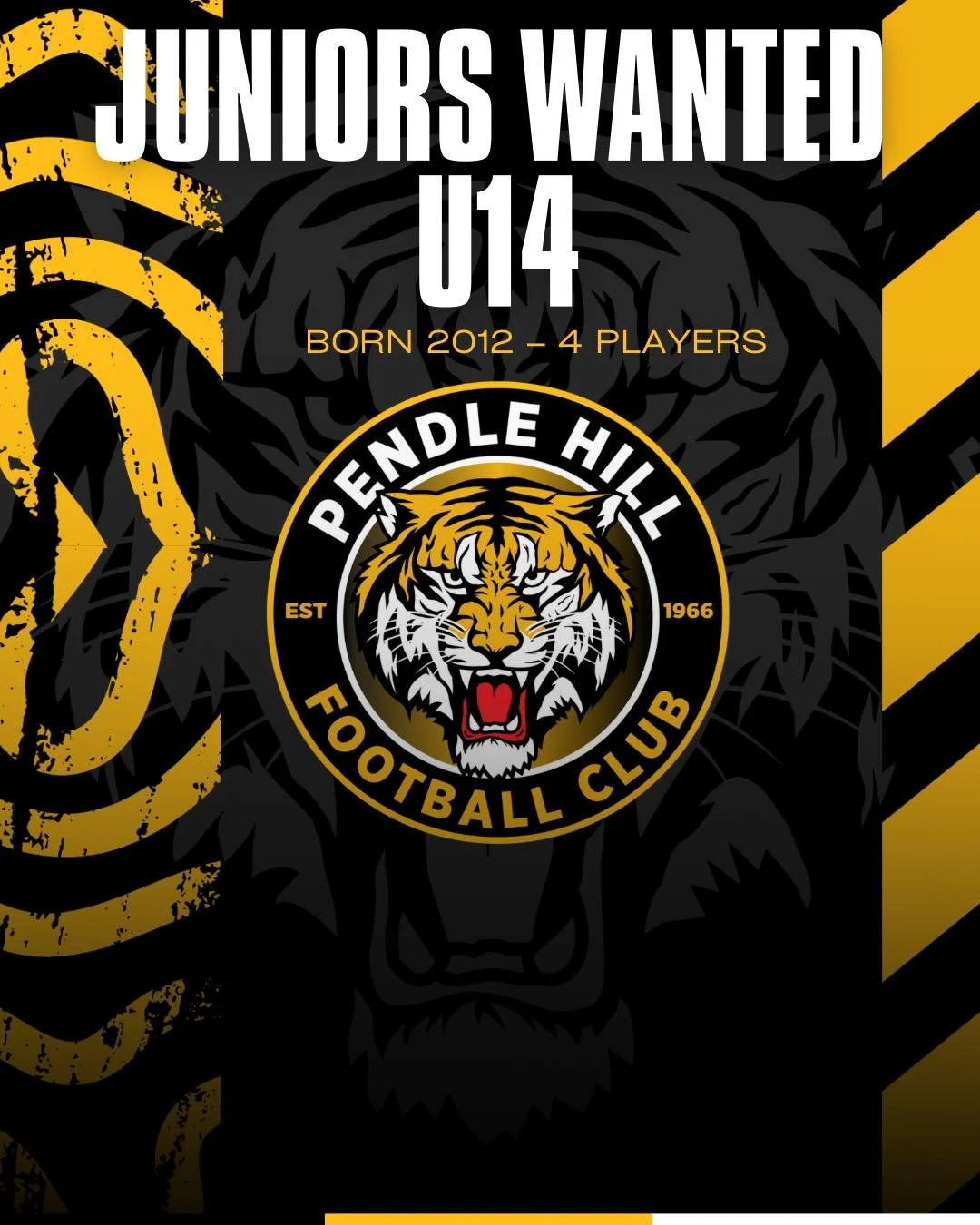 🚨 Players Wanted 🚨

Pendle Hill FC are on the lookout for 4 more players to complete our Under 14 squad for this season! ⚽️

If you&rsquo;re keen to play, develop your skills, and be part of a great team environment, we&rsquo;d love to hear from yo