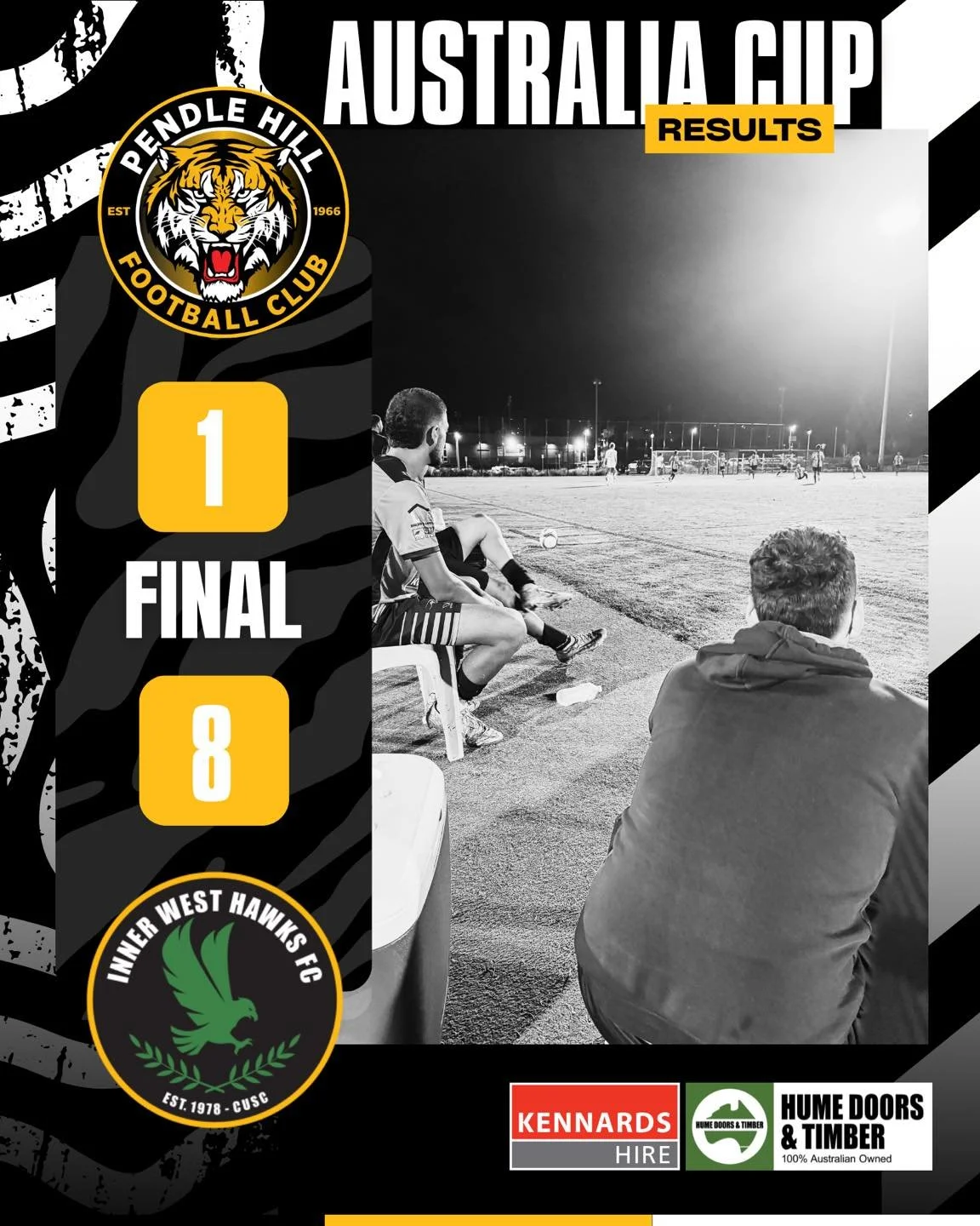 Our Australia Cup run ends against quality NPL opposition.

Onwards to round 1 of the season this week against Rydalmere on Tuesday night.
