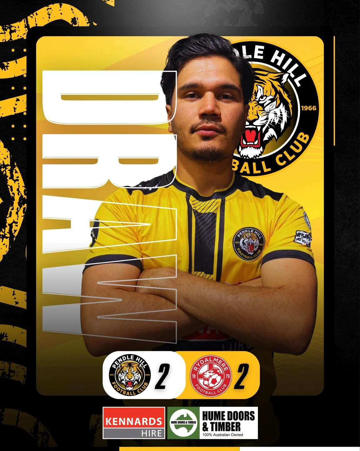 Showed real character tonight.

After going down 2-0, the boys dug deep and fought their way back to level the game with a huge second half effort. Unlucky not to find the winner and complete the comeback.

Quick turnaround now as we go again this Fr