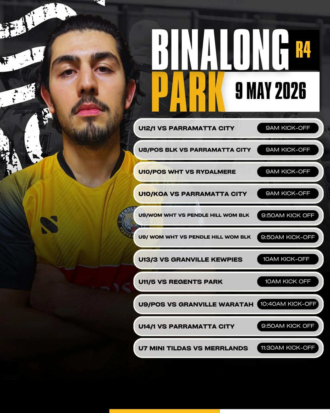 Binalong is packed this weekend!

15 games starting at 9am and running all the way through to the last kickoff at 3pm with our AAM/3 white. 

Come down and get amongst it!