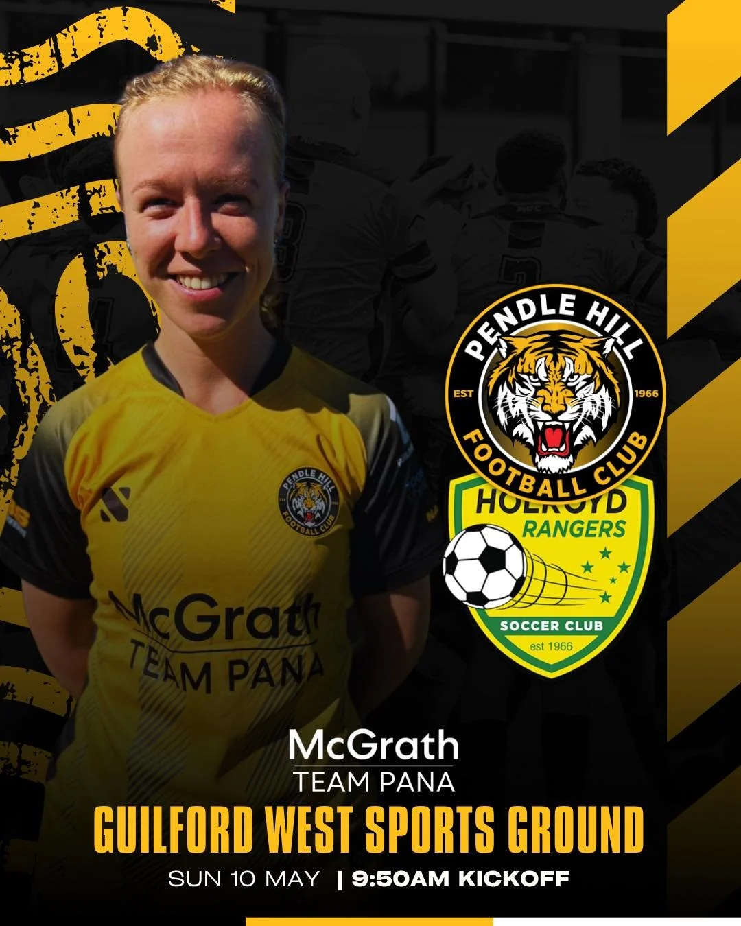 A big game this weekend as the girls take on the competition leaders in an away game at Guildford West Sports Ground.

Get down there and support the girls for a 9:50am kick off.