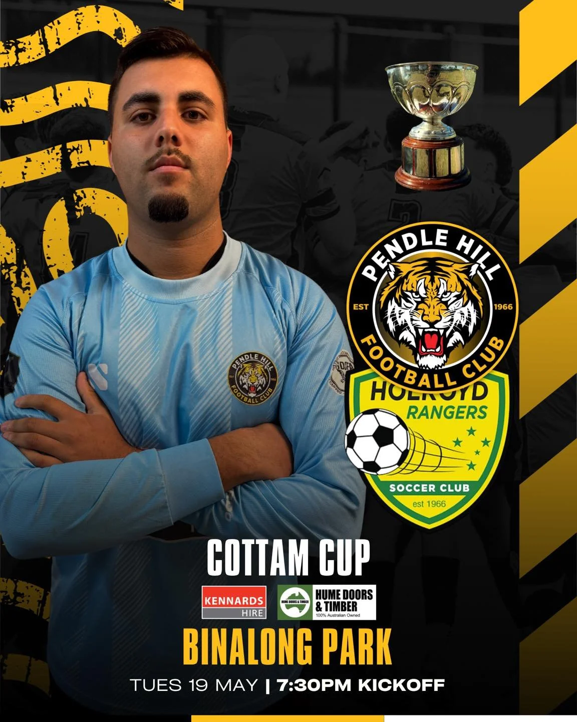 Cottam Cup - Round 2

The boys are back for round 2 in the Cottam Cup, this time up against Holroyd in another home fixture this Tuesday night with a 7:30 kick off. 

Get down there and get behind the boys.