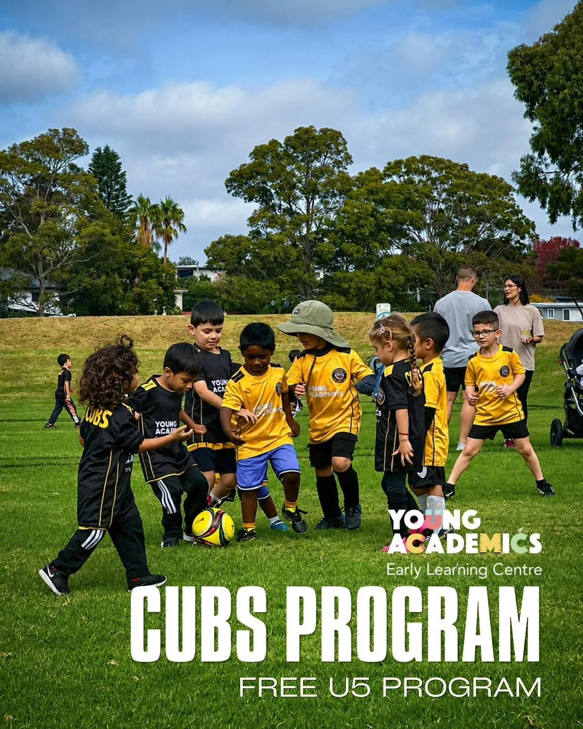 Check out these tiny ballers! 

For more than 50 years, Pendle Hill FC has run a completely free Under 5s program called Cubs!  We do that this season with the generous backing of our partner, Young Academics Early Learning Centre!

The Cubs program 