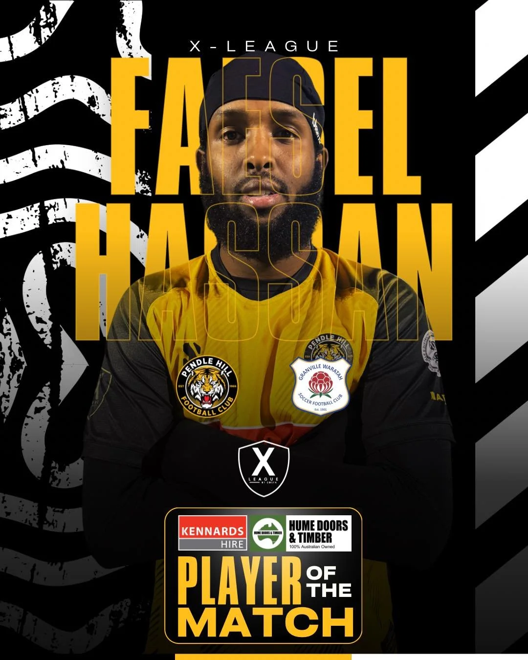 X-League - Player of the match against Granville Waratah goes to the match winner Faesel Hassan. 

Highlights will be posted during the week. You won&rsquo;t want to miss this one.