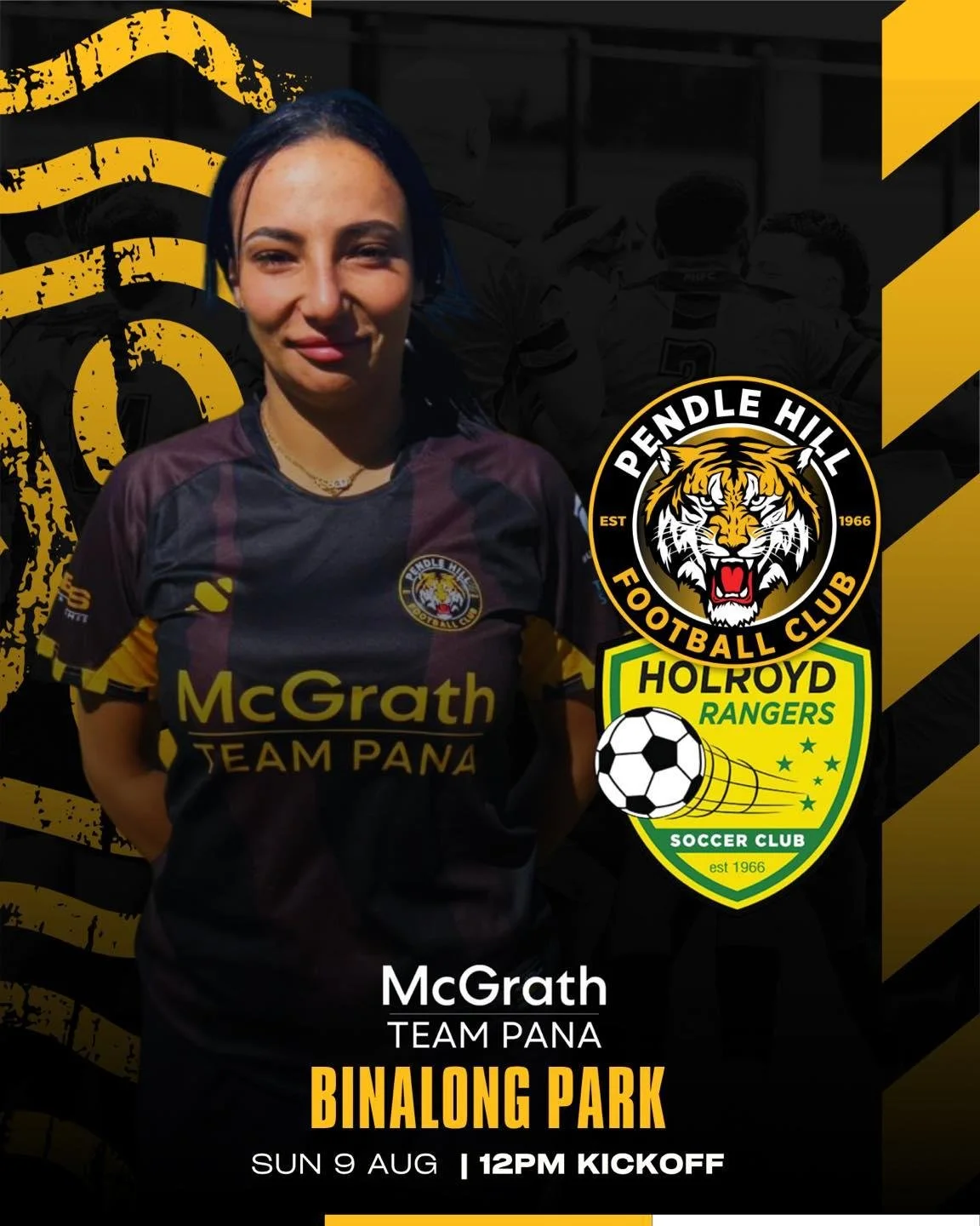 Our girls take on Holroyd in a big clash to get points to enter the finals with 2 games to go. This is a must win game for the girls against top spot. 

Get down there and support the girls. Kick off tomorrow from 12pm.

Our other AAW girls will also
