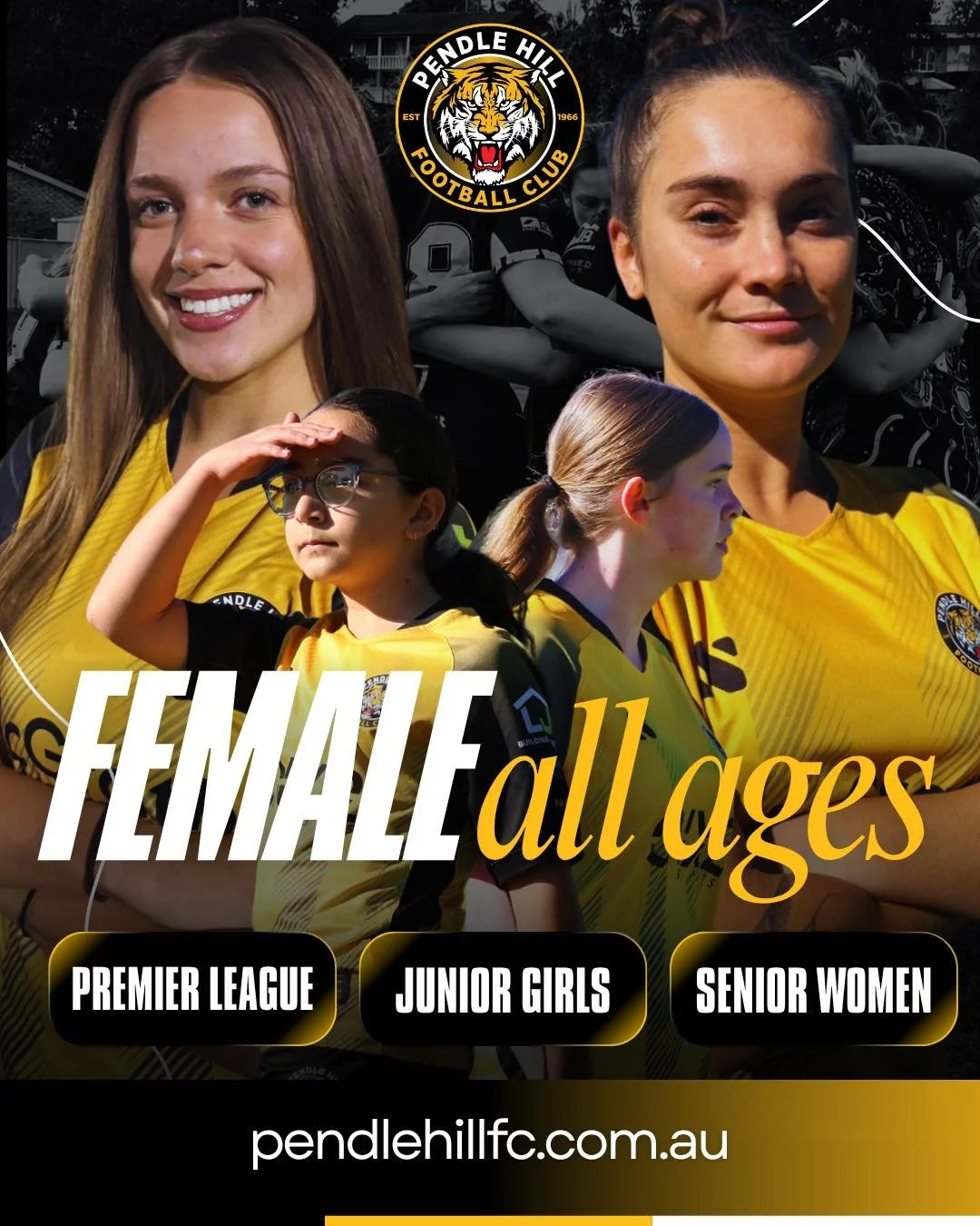 Pendle Hill 2027 EOI is now open!

We are looking for girls of all ages from 5 years old all the way through to All Age Women and WPL. 

Accepting all skill levels, full teams or single players wanting to find a team!

See our website EOI page and fi