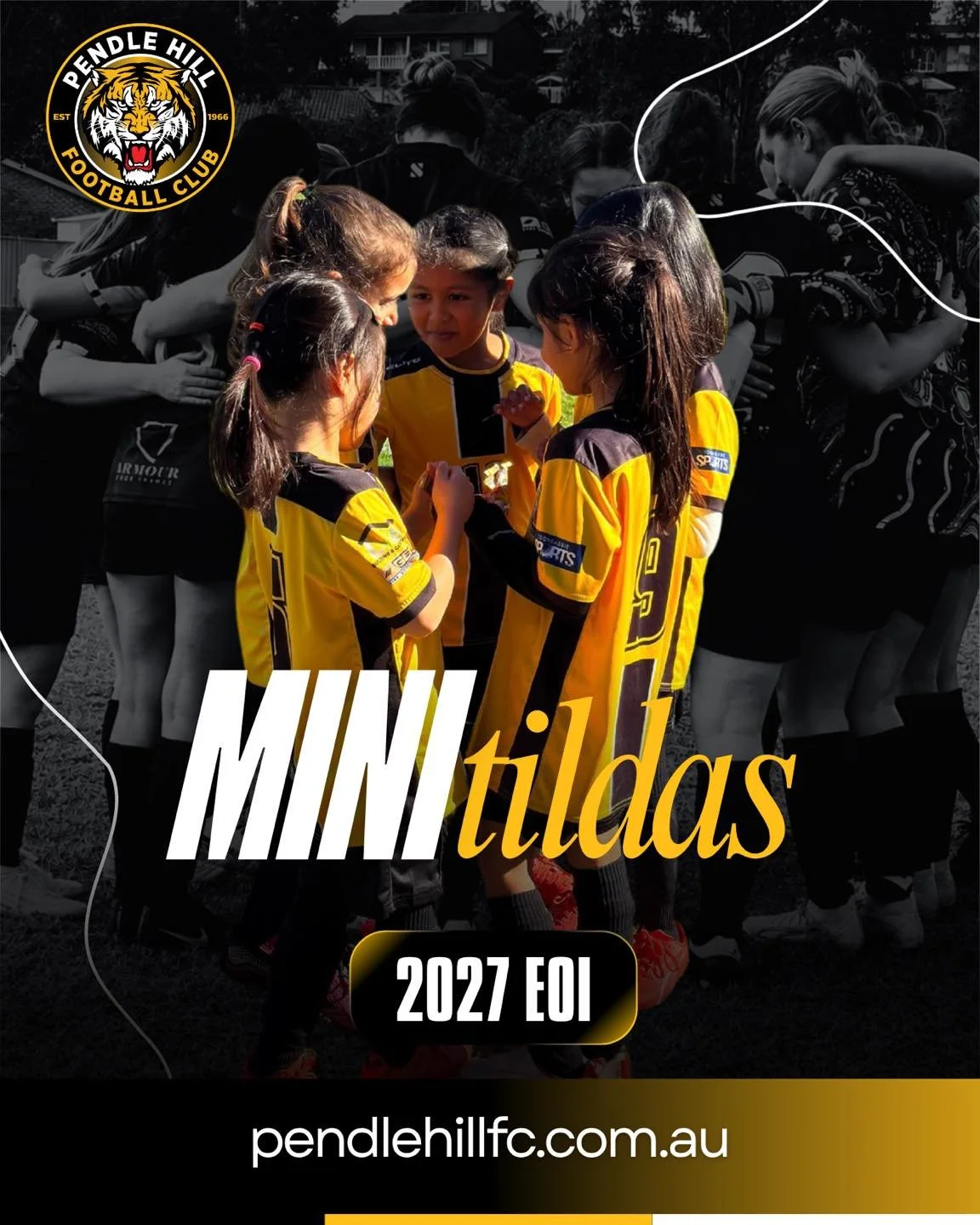Pendle Hill 2027 EOI is now open!

We are looking for girls aged 6, 7 &amp; 8 to join our Mini Tildas program! After such a successful season we can&rsquo;t wait to get back out there again next season! 

Accepting all skill levels, full teams or sin