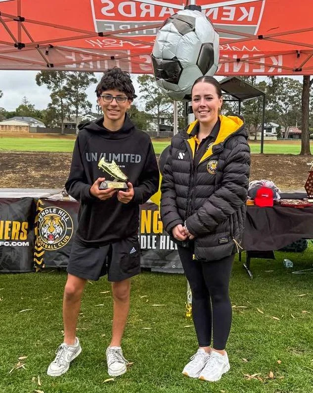 Continuing on from our posts on Junior Presentation Day, we&rsquo;re delighted to announce the recipients of our major awards for season 2026!

Congratulations to our Junior Golden Boot:  Daniel Baccouni!

Congratulations to our Junior Golden Glove: 