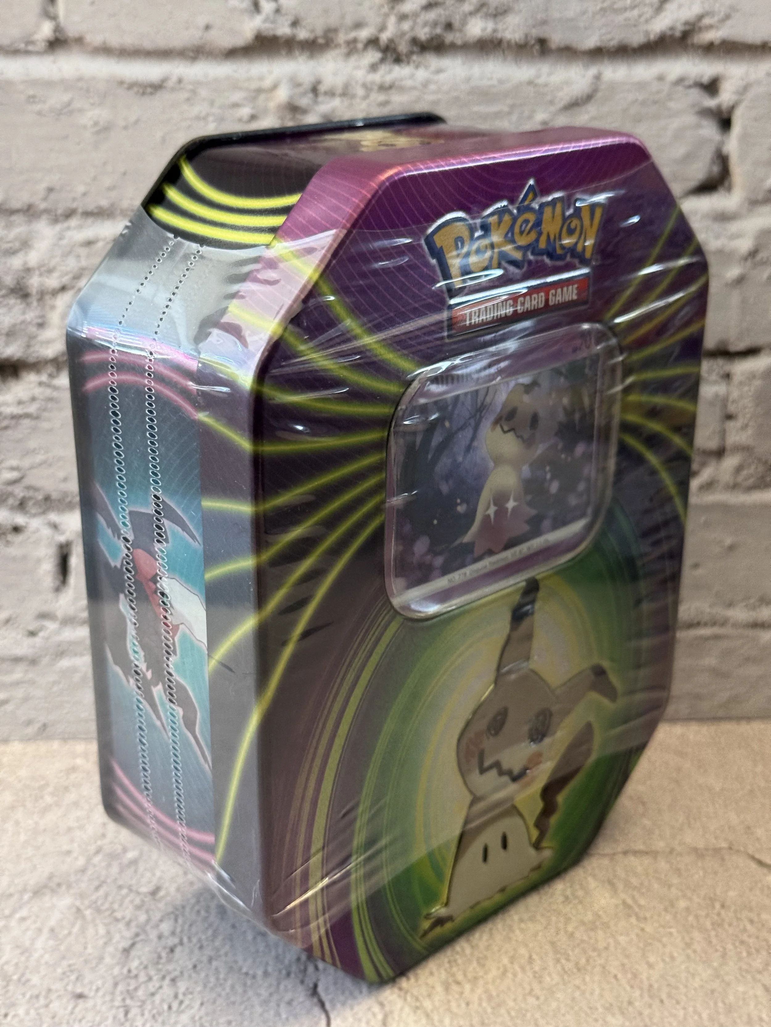 Pokémon TCG Mighty Mysterious Tin Mimikyu New Factory Sealed 2021 3x Boosters
