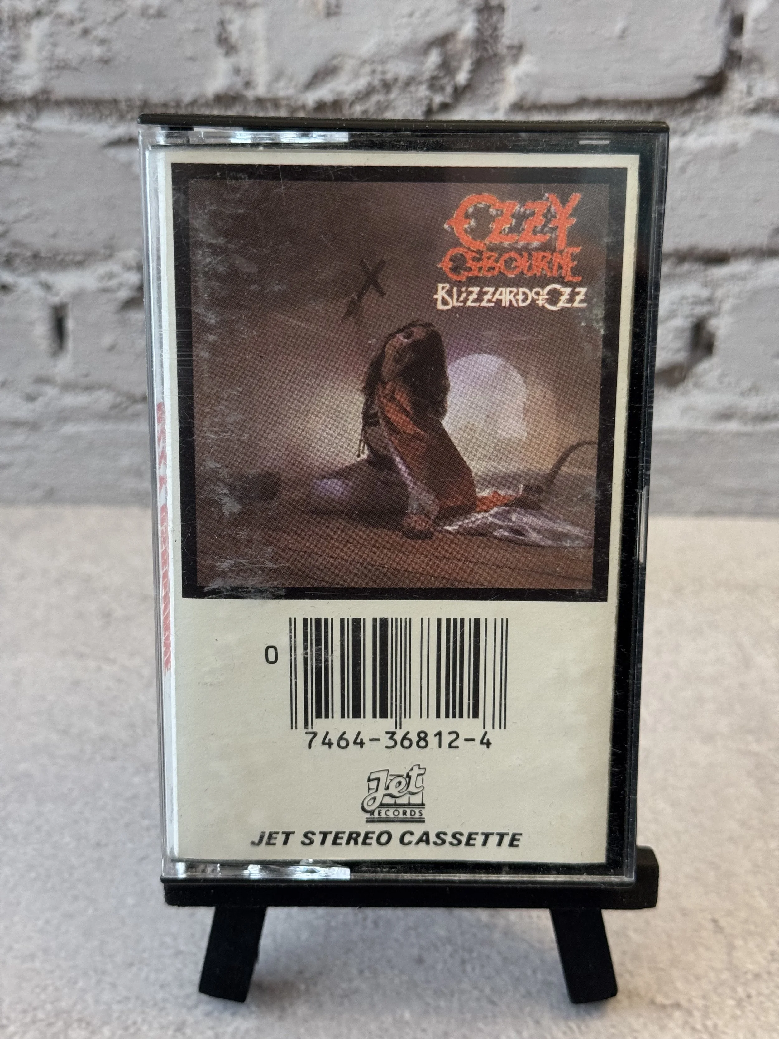 Ozzy Osbourne - Blizzard of Oz 1981 cassette tape good condition