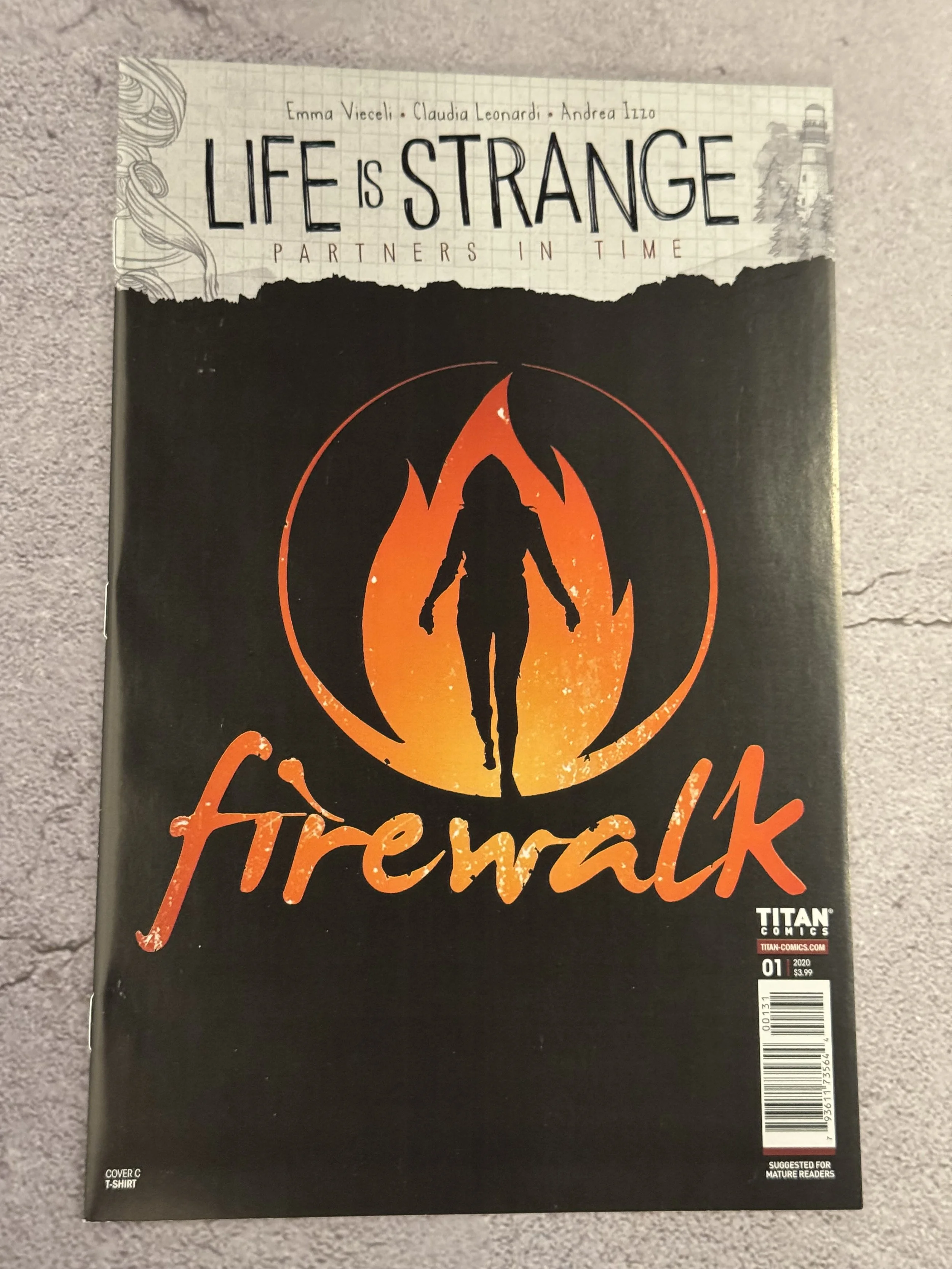 Life is Strange: Partners in Time #1 Firewalk Variant cover Titan Comics