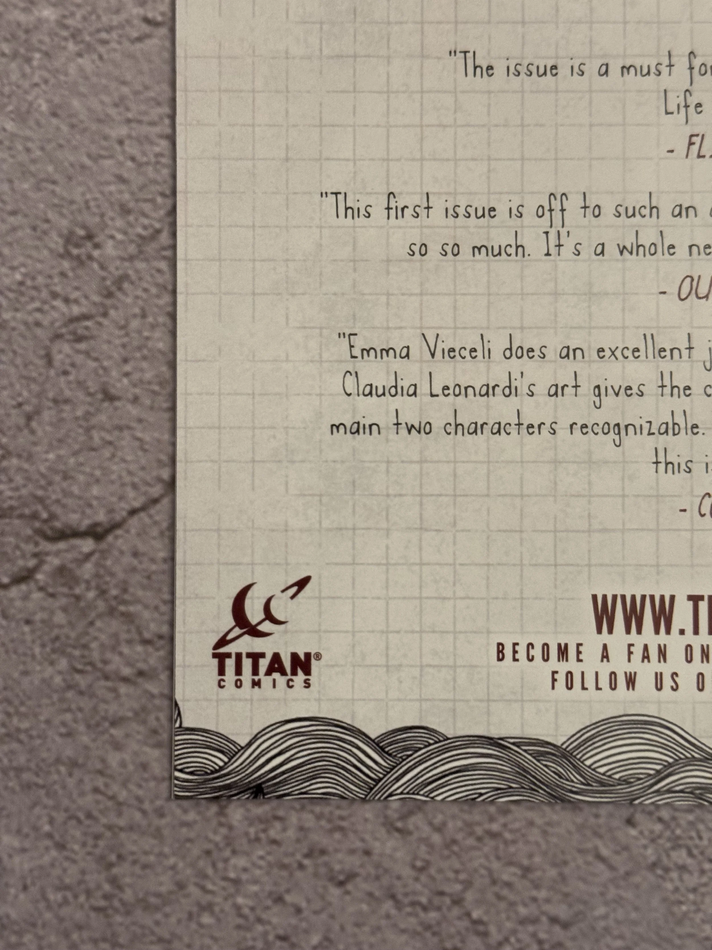 Life is Strange #3 Doe Symbol cover (Titan Comics, 2021)