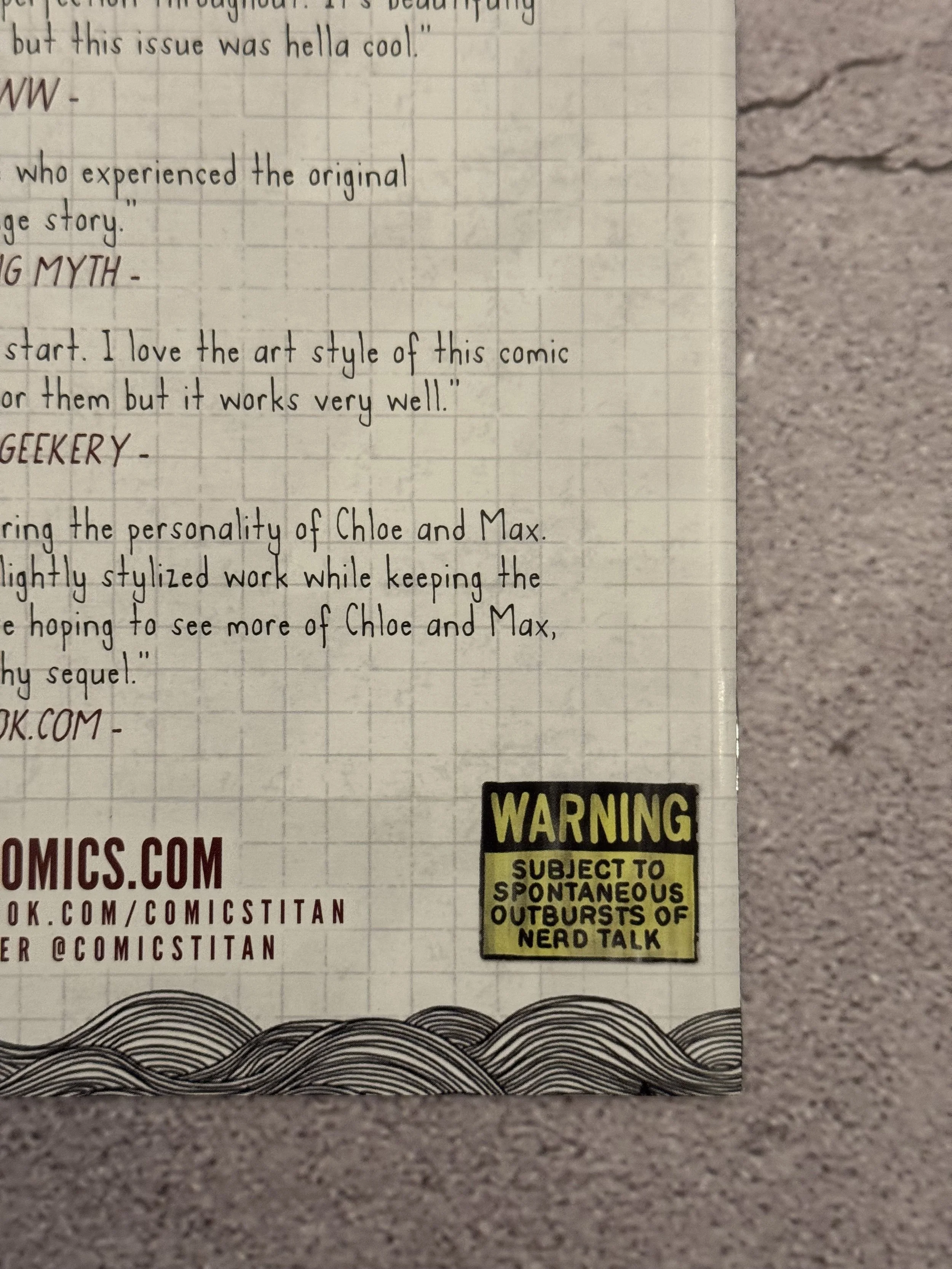 Life is Strange #3 Max & Chloe Portrait (Titan Comics, 2021)