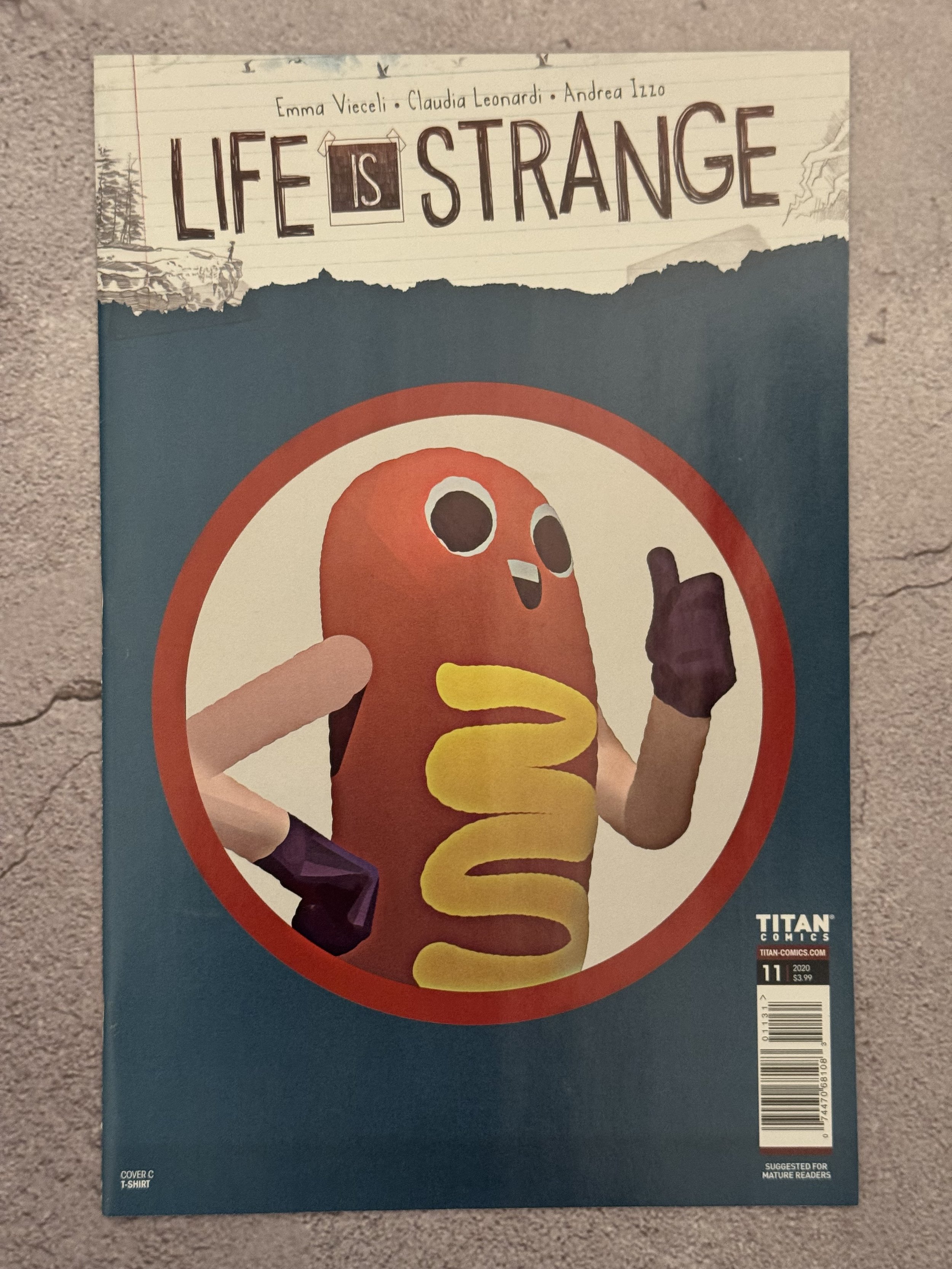 Life is Strange #11 Hot Dog Mascot (Titan Comics, 2021)