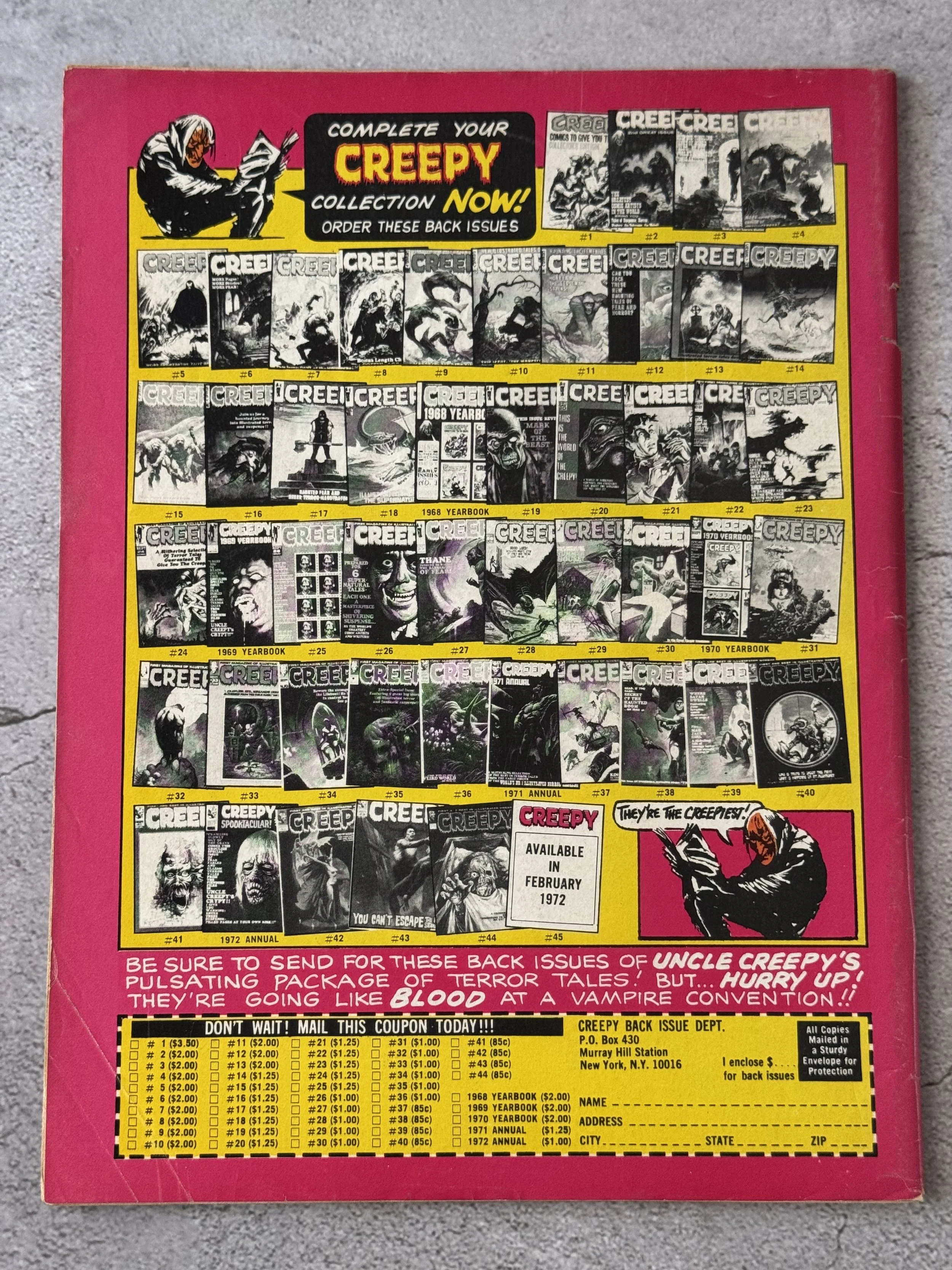 Creepy Magazine #44 Warren 1972
