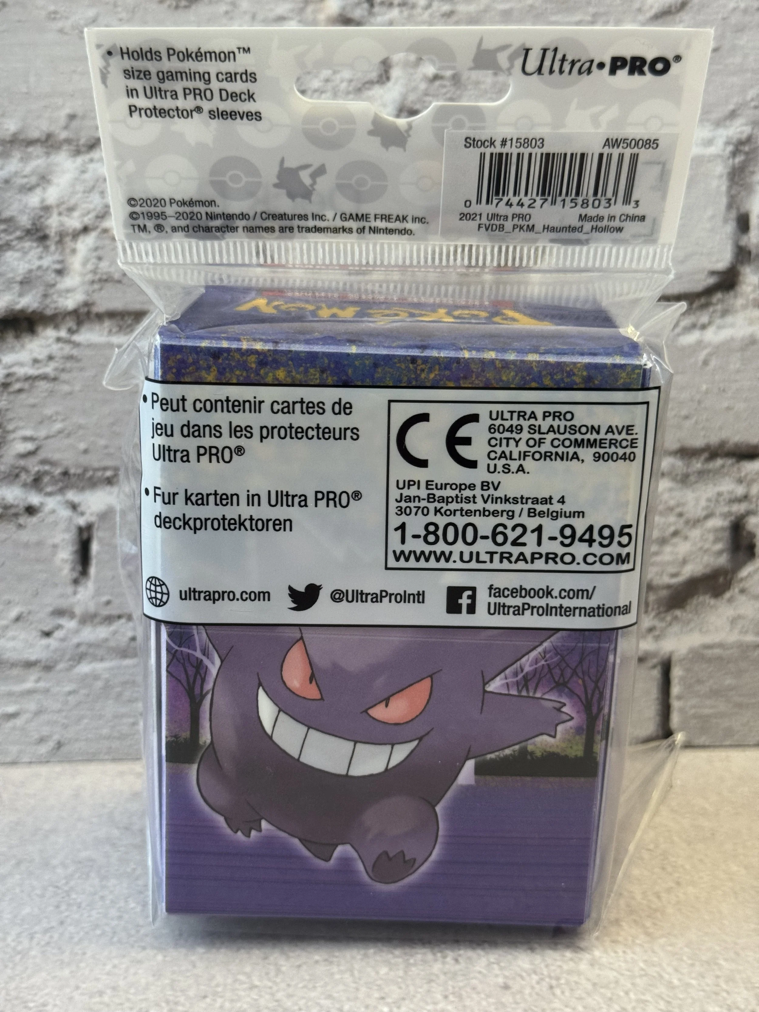 Pokémon Gengar Deck Box Ultra Pro Trading Card Game TCG Holder