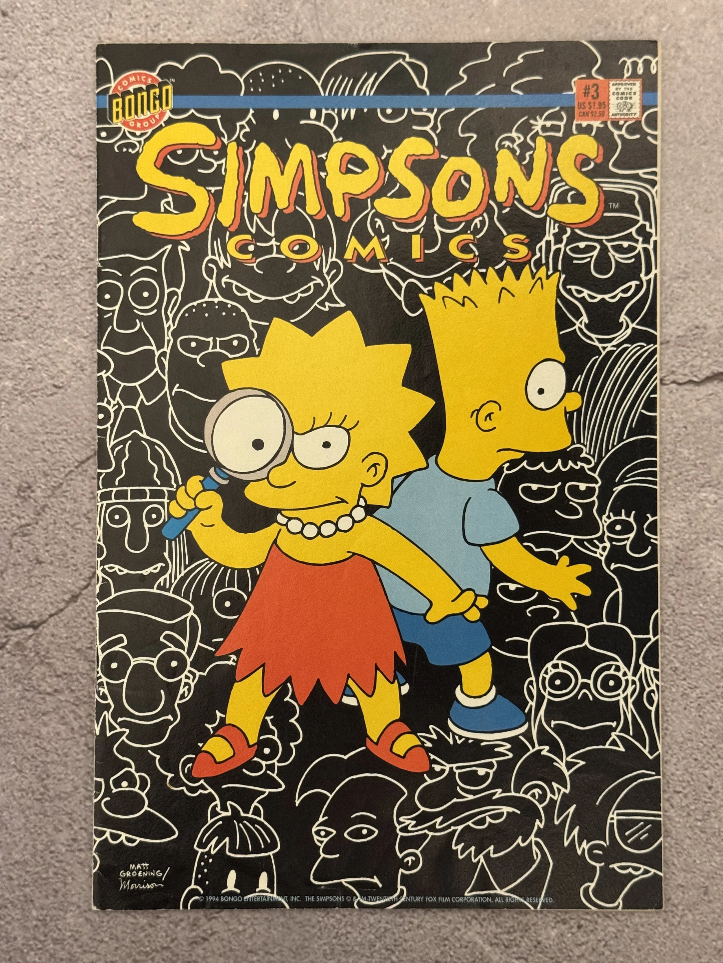 Simpsons Comics #3 Bongo - Flip Comic Krusty Agent of K.L.O.W.N. 1994