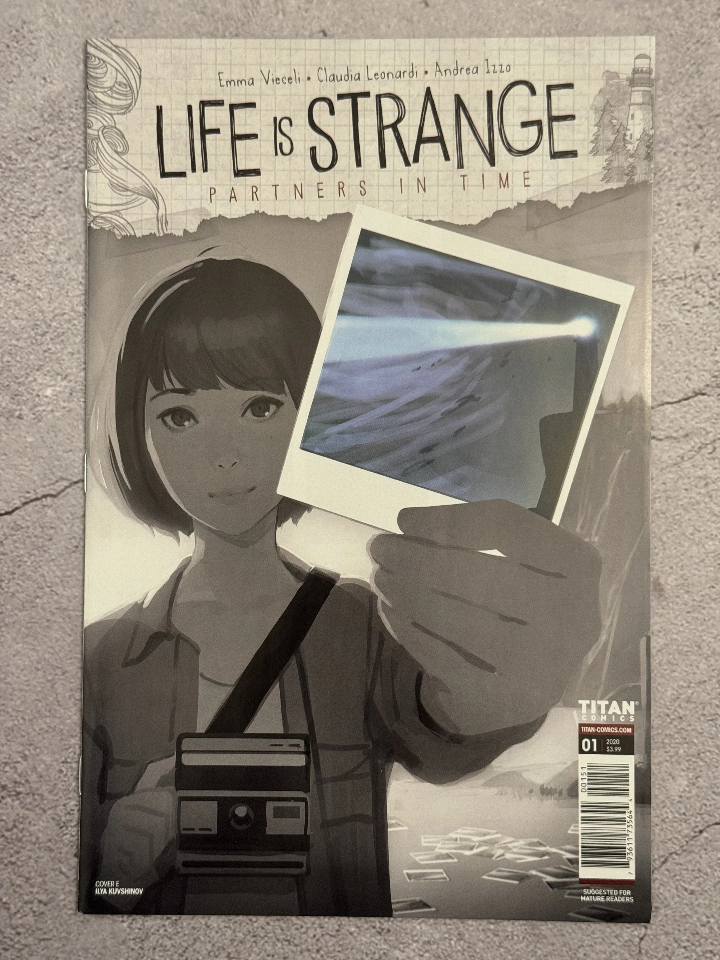 Life is Strange: Partners in Time #1 B&W Storm Color Variant (Titan Comics, 2021)