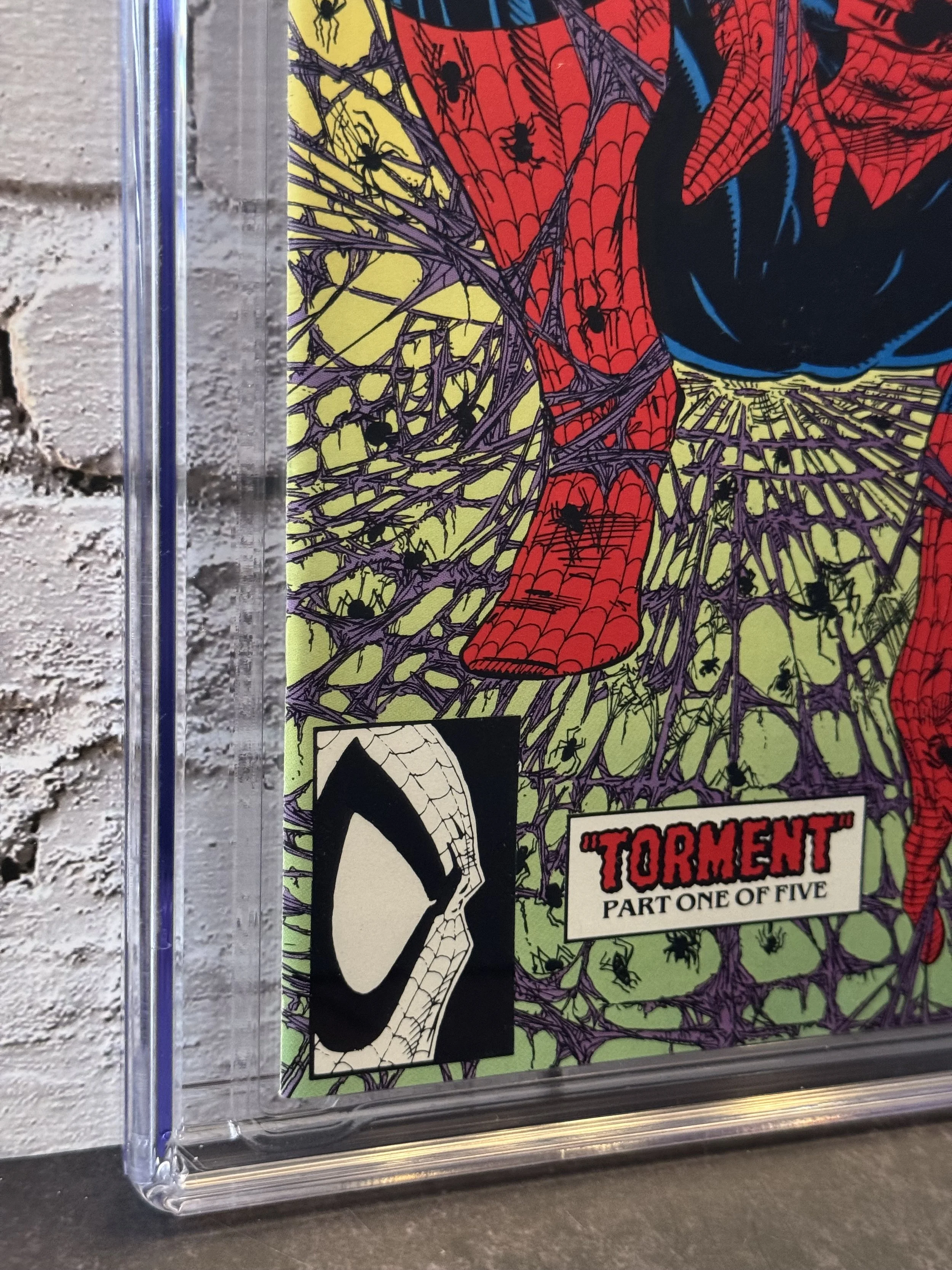 Spider-Man #1 CGC 9.6 (1990) Direct Edition Todd McFarlane Torment Marvel Slab