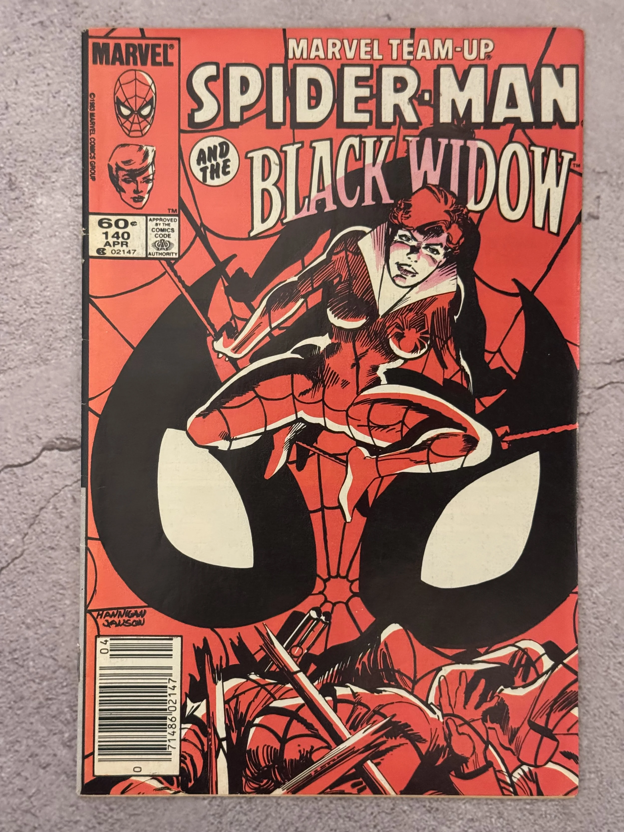 Marvel Team Up #140 Black Widow & Spider-Man (April 1983) Natasha Romanoff