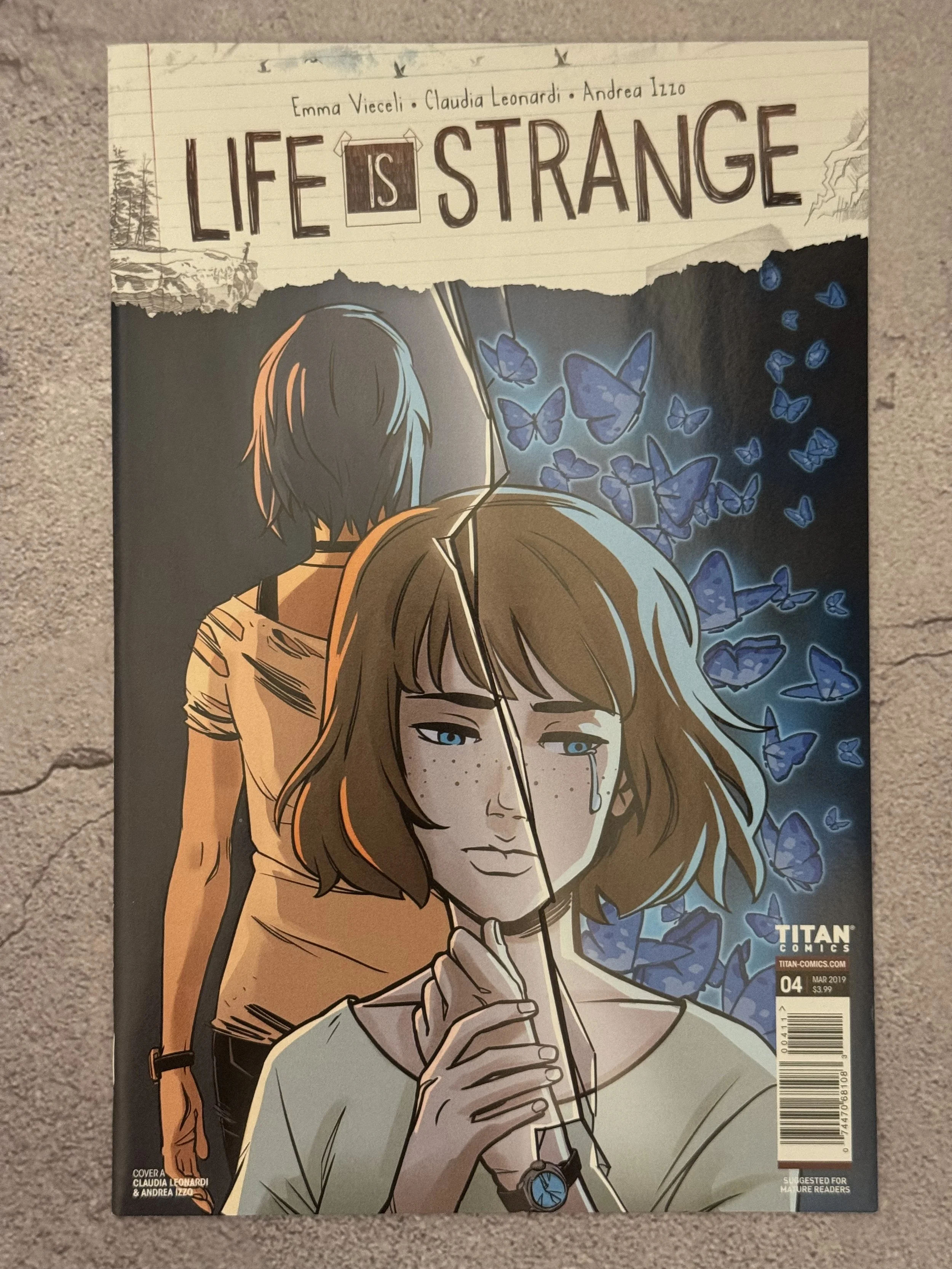Life is Strange #4 Split Max & Chloe Butterfly cover (Titan Comics, 2021)