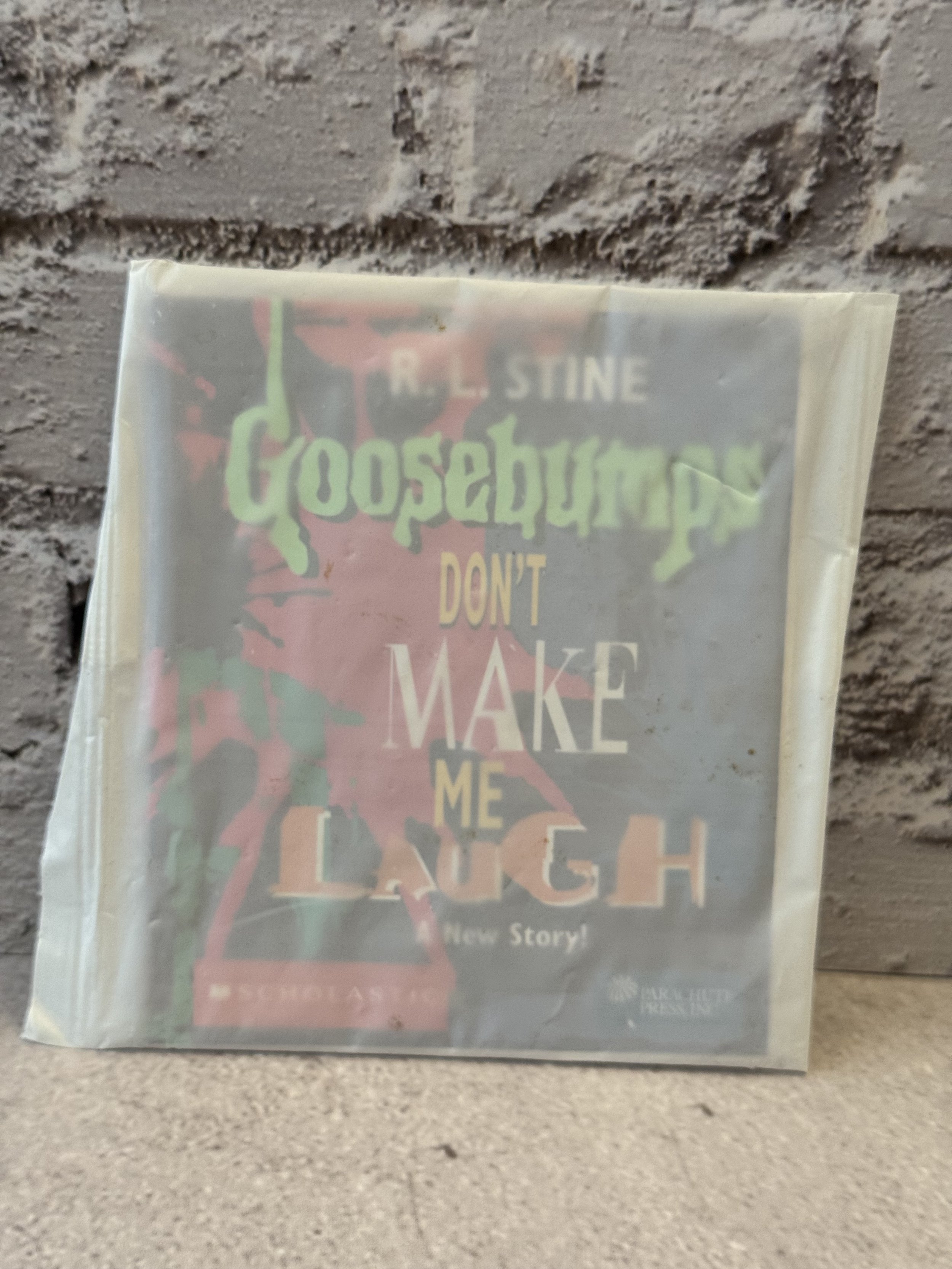 Goosebumps Don't Make Me Laugh Mini Book R.L. Stine Frito Lay SEALED
