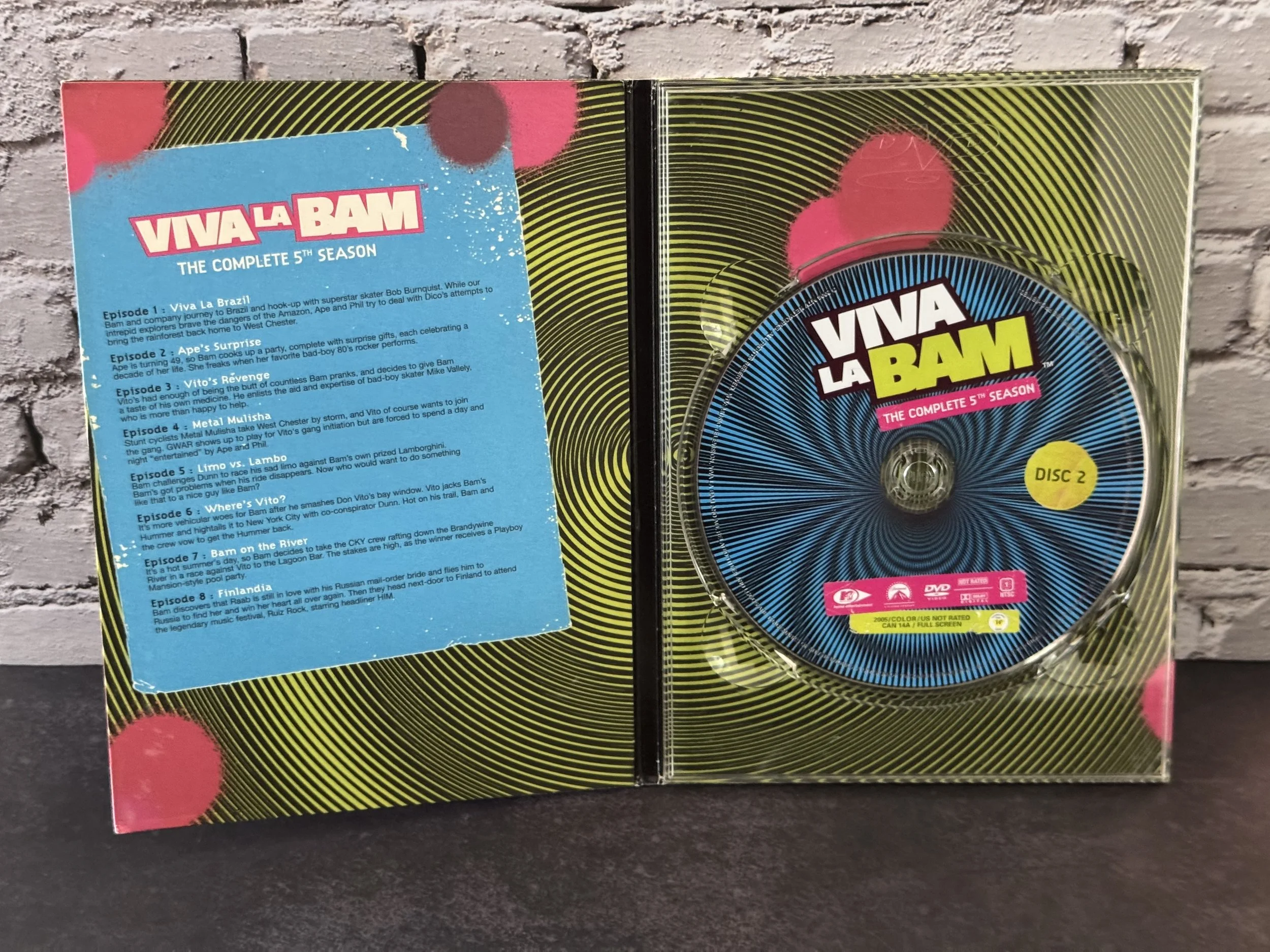 Viva La Bam used dvd good working condition