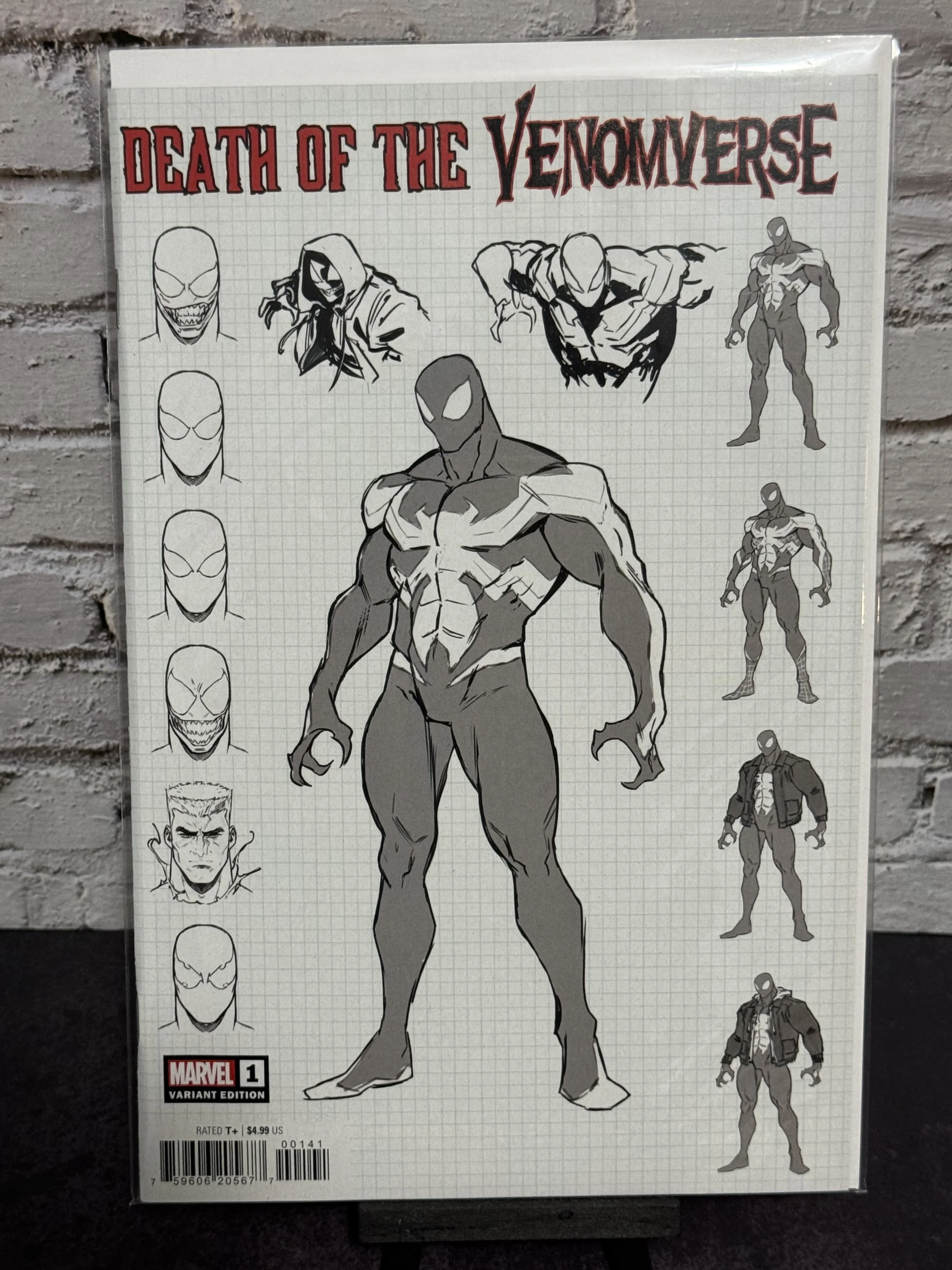 Death of Venomverse #1 First appearance Symbiote Six Design - Variant D