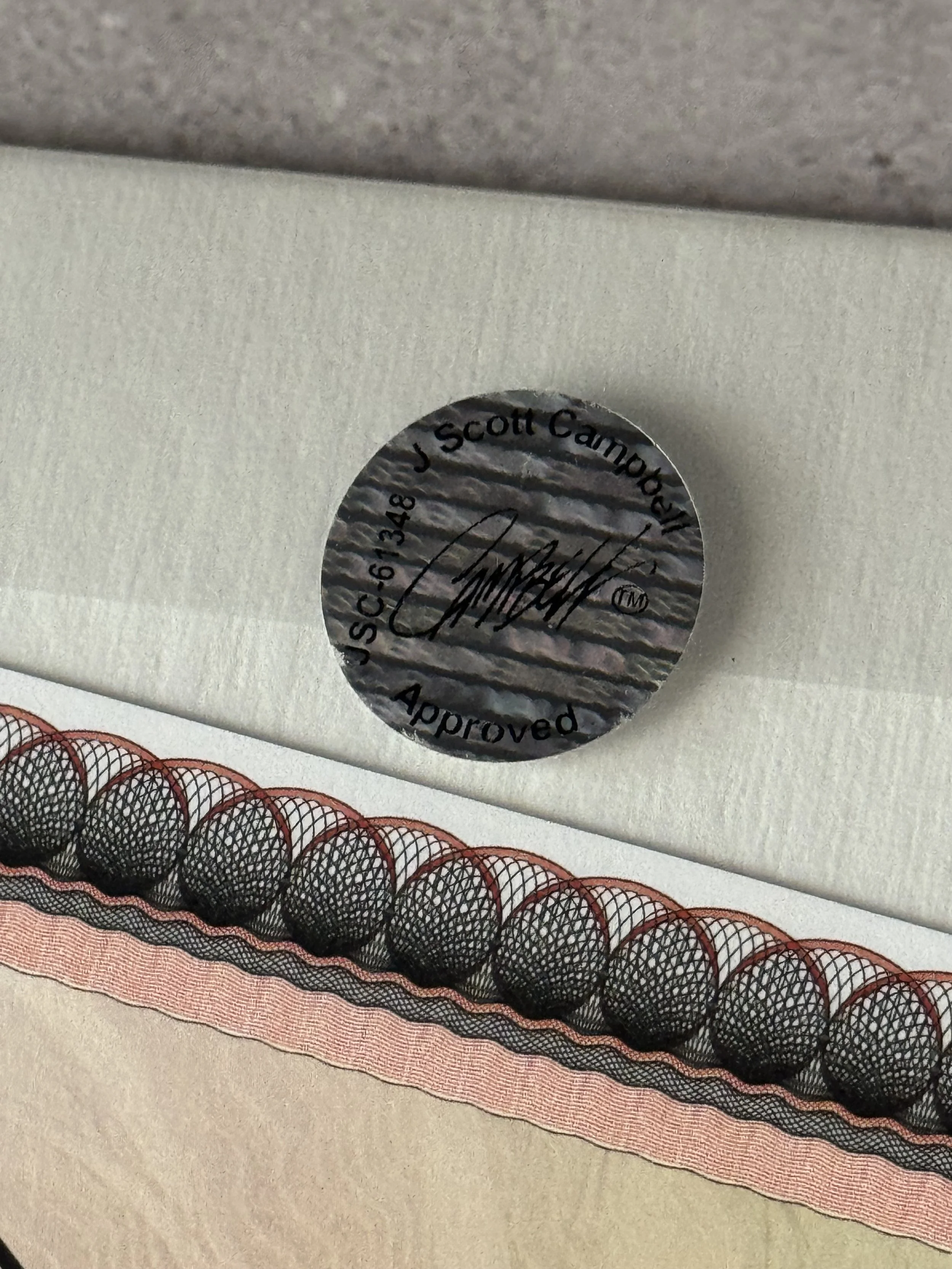 Jean Grey #1 J Scott Campbell Signed w/ COA